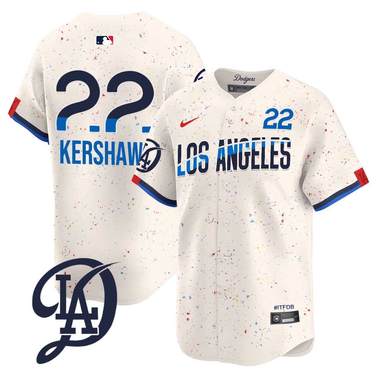 Men's Los Angeles Dodgers 2024 City Connect Limited Jersey - All Stitched - Limited Jersey | MLB Jersey Men's Los Angeles Dodgers 2024 City Connect Limited Jersey - All Stitched - Limited Jersey | MLB Jersey