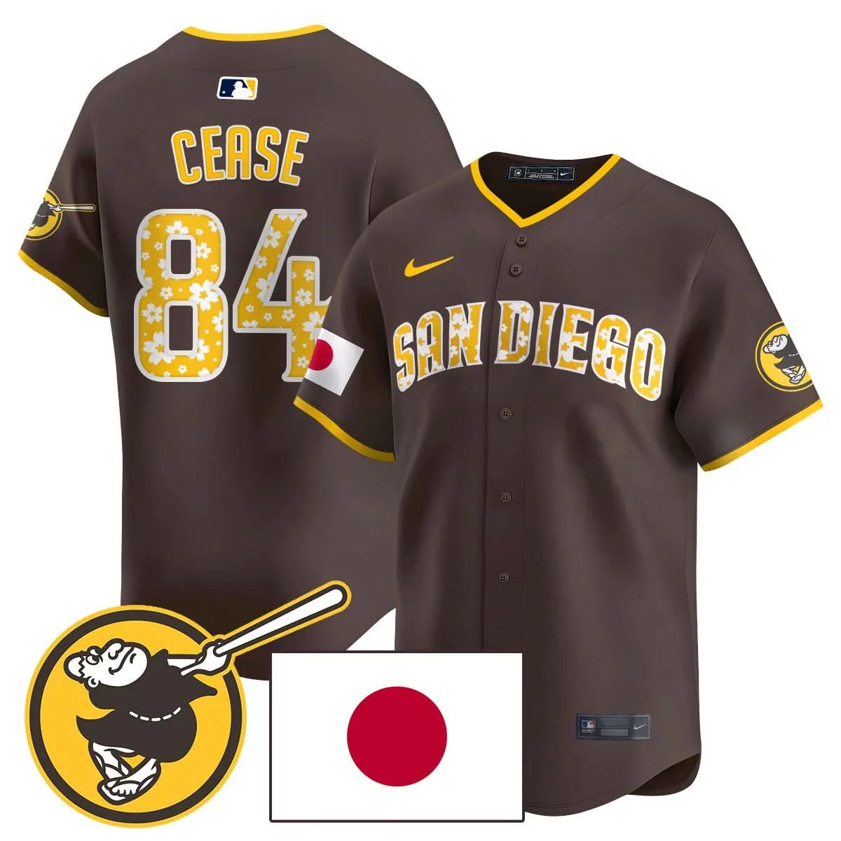 San Diego Padres Japanese Heritage Jersey - All Stitched - Limited Jersey | MLB Jersey San Diego Padres Japanese Heritage Jersey - All Stitched - Limited Jersey | MLB Jersey