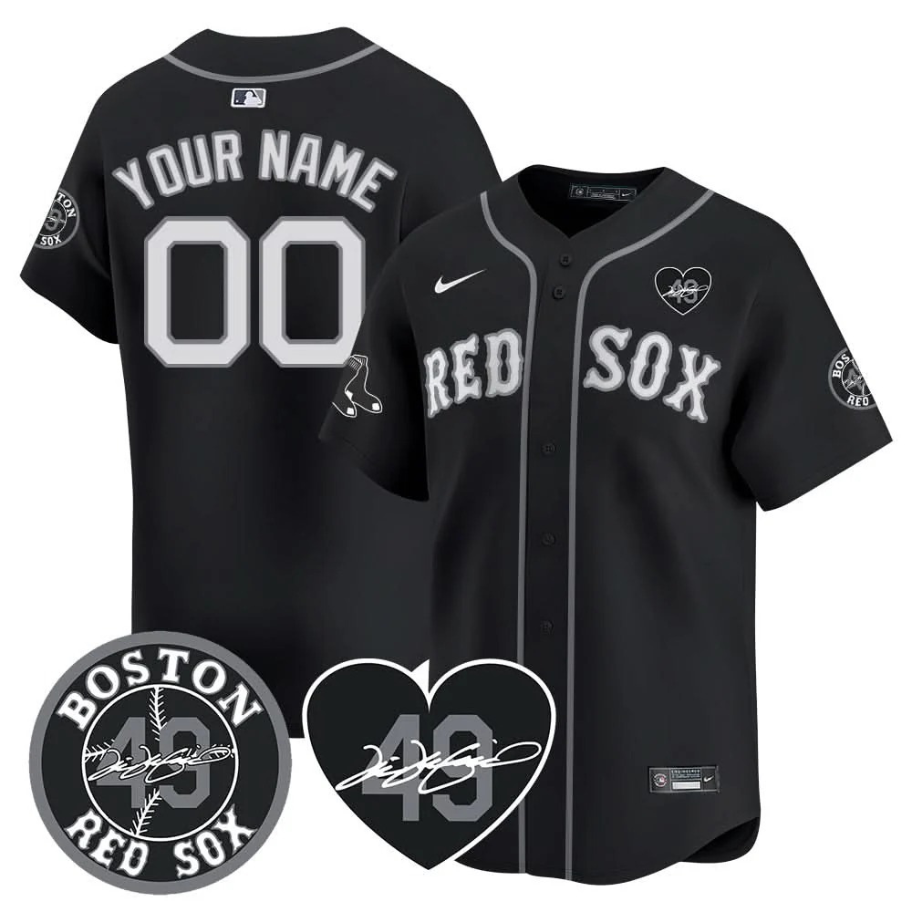 Red Sox Custom Jersey - Memorial Patch – All Stitched - Limited Jersey | MLB Jersey Red Sox Custom Jersey - Memorial Patch – All Stitched - Limited Jersey | MLB Jersey