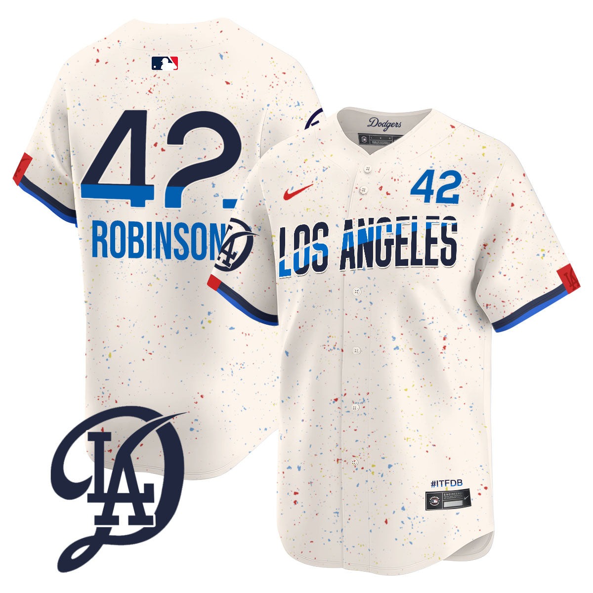 Men's Los Angeles Dodgers 2024 City Connect Limited Jersey - All Stitched - Limited Jersey | MLB Jersey Men's Los Angeles Dodgers 2024 City Connect Limited Jersey - All Stitched - Limited Jersey | MLB Jersey
