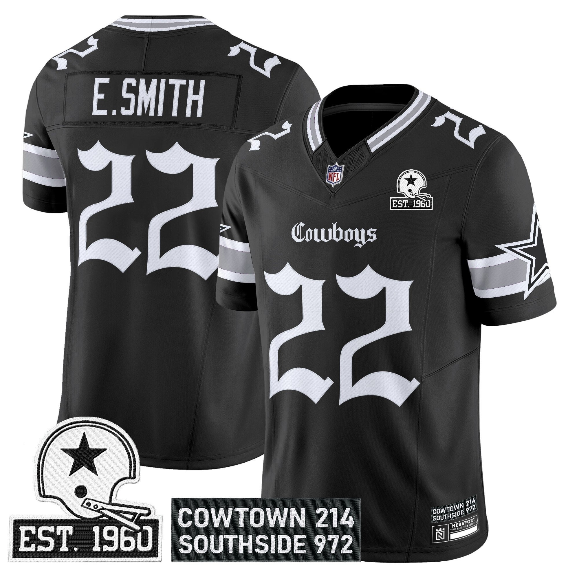 Men's Dallas Cowboys 'Gothic Lone Star Edition' Vapor Limited Jersey - All Stitched - Limited Jersey | NFL Jersey Men's Dallas Cowboys 'Gothic Lone Star Edition' Vapor Limited Jersey - All Stitched - Limited Jersey | NFL Jersey