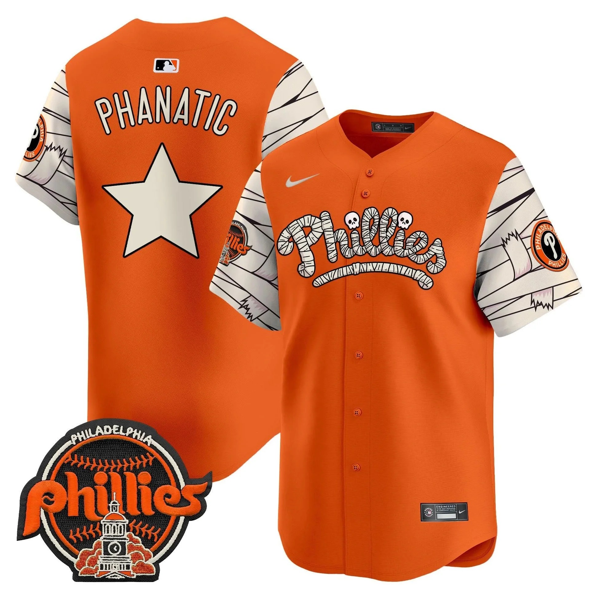 Phillies Halloween Vapor Premier Limited Jersey V2 - All Stitched - Limited Jersey | MLB Jersey Phillies Halloween Vapor Premier Limited Jersey V2 - All Stitched - Limited Jersey | MLB Jersey