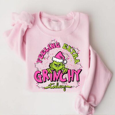 Feeling Extra Grinchy Today Christmas Sweatshirt, Grinch Shirt, Christmas Party Shirt, Family Christmas Shirt, Funny Grinch, Grinch Pajamas Feeling Extra Grinchy Today Christmas Sweatshirt, Grinch Shirt, Christmas Party Shirt, Family Christmas Shirt, Funny Grinch, Grinch Pajamas