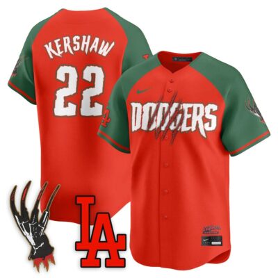 Los Angeles Dodgers "A Nightmare on Elm Street" Jersey - Stitched - Limited Jersey | MLB Jersey