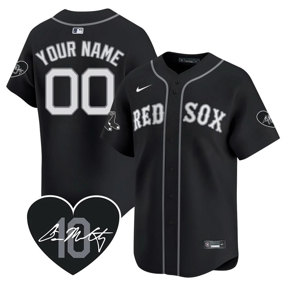 Red Sox Custom Jersey - Memorial Patch – All Stitched - Limited Jersey | MLB Jersey Red Sox Custom Jersey - Memorial Patch – All Stitched - Limited Jersey | MLB Jersey