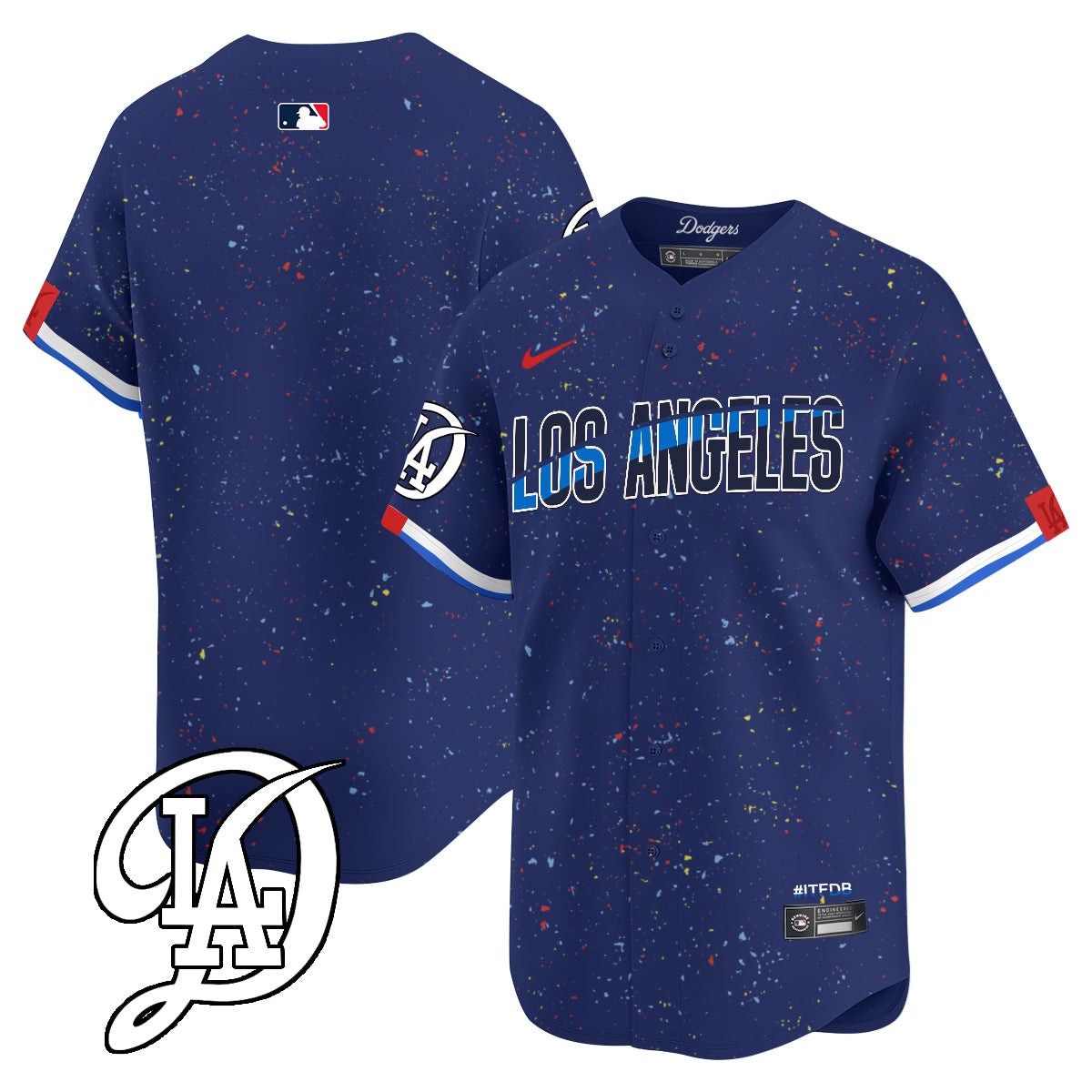 Men's Los Angeles Dodgers 2024 City Connect Limited Jersey - All Stitched - Limited Jersey | MLB Jersey Men's Los Angeles Dodgers 2024 City Connect Limited Jersey - All Stitched - Limited Jersey | MLB Jersey