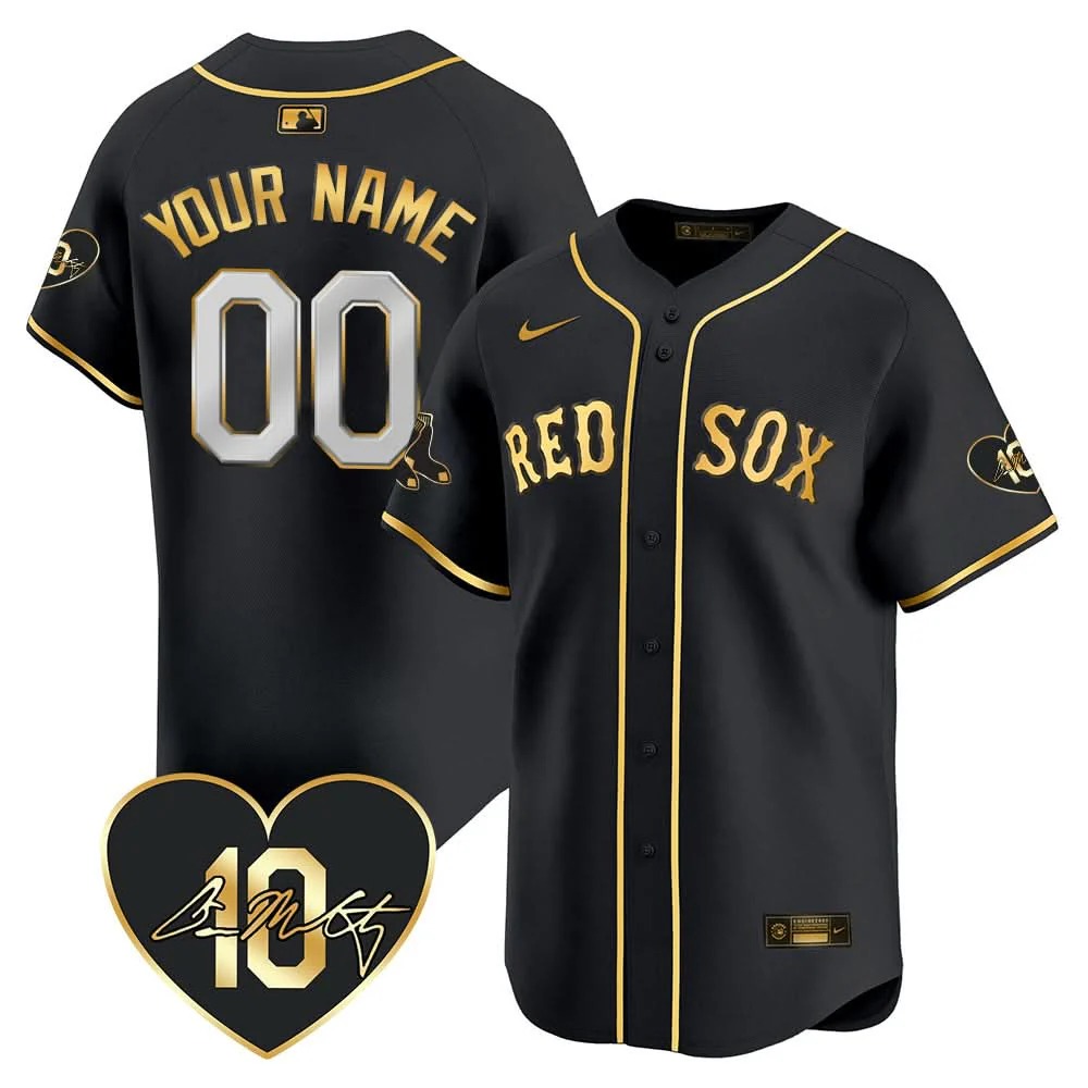 Red Sox Custom Jersey - Memorial Patch – All Stitched - Limited Jersey | MLB Jersey Red Sox Custom Jersey - Memorial Patch – All Stitched - Limited Jersey | MLB Jersey