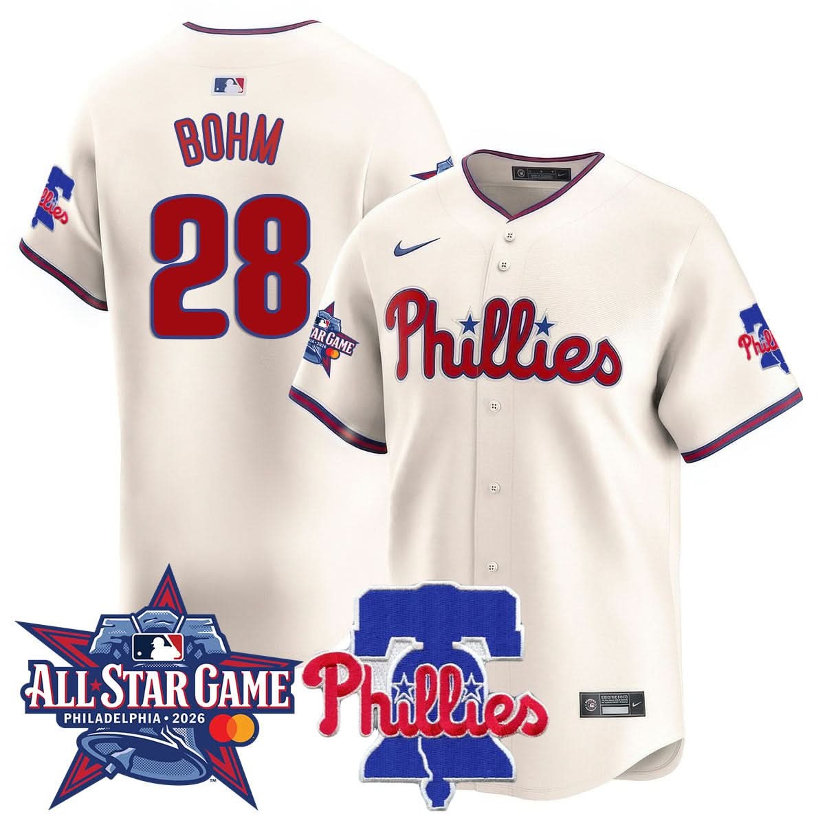 Philadelphia Phillies 2026 MLB All-Star Jersey - All Stitched - Limited Jersey | MLB Jersey Philadelphia Phillies 2026 MLB All-Star Jersey - All Stitched - Limited Jersey | MLB Jersey