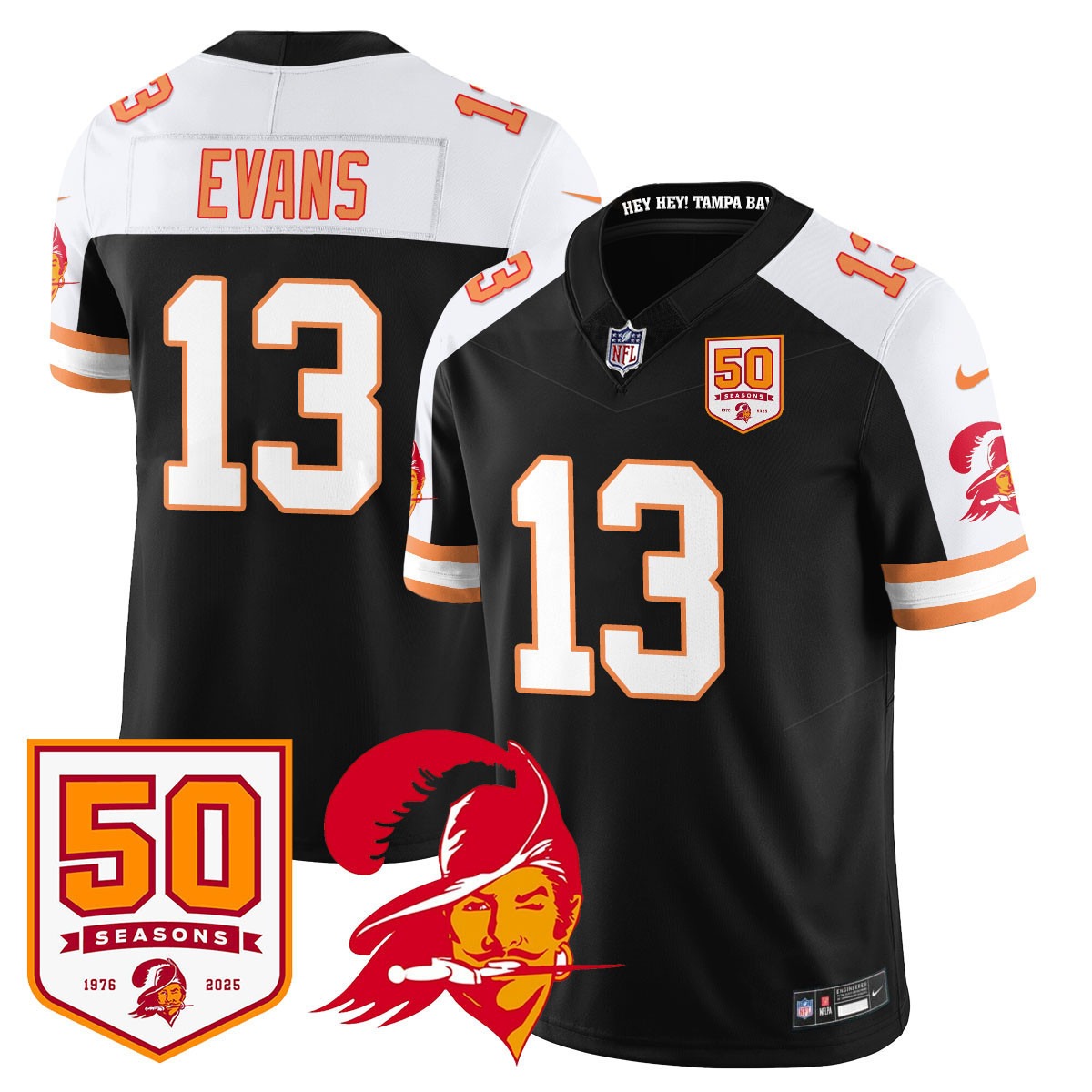 Men's Tampa Bay Buccaneers '76 Vapor Limited Jersey - All Stitched - Limited Jersey | NFL Jersey Men's Tampa Bay Buccaneers '76 Vapor Limited Jersey - All Stitched - Limited Jersey | NFL Jersey