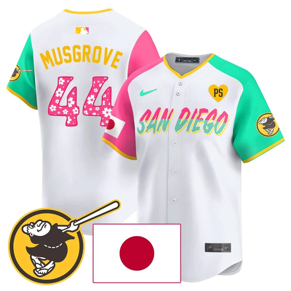 San Diego Padres Japanese Heritage Jersey - All Stitched - Limited Jersey | MLB Jersey San Diego Padres Japanese Heritage Jersey - All Stitched - Limited Jersey | MLB Jersey