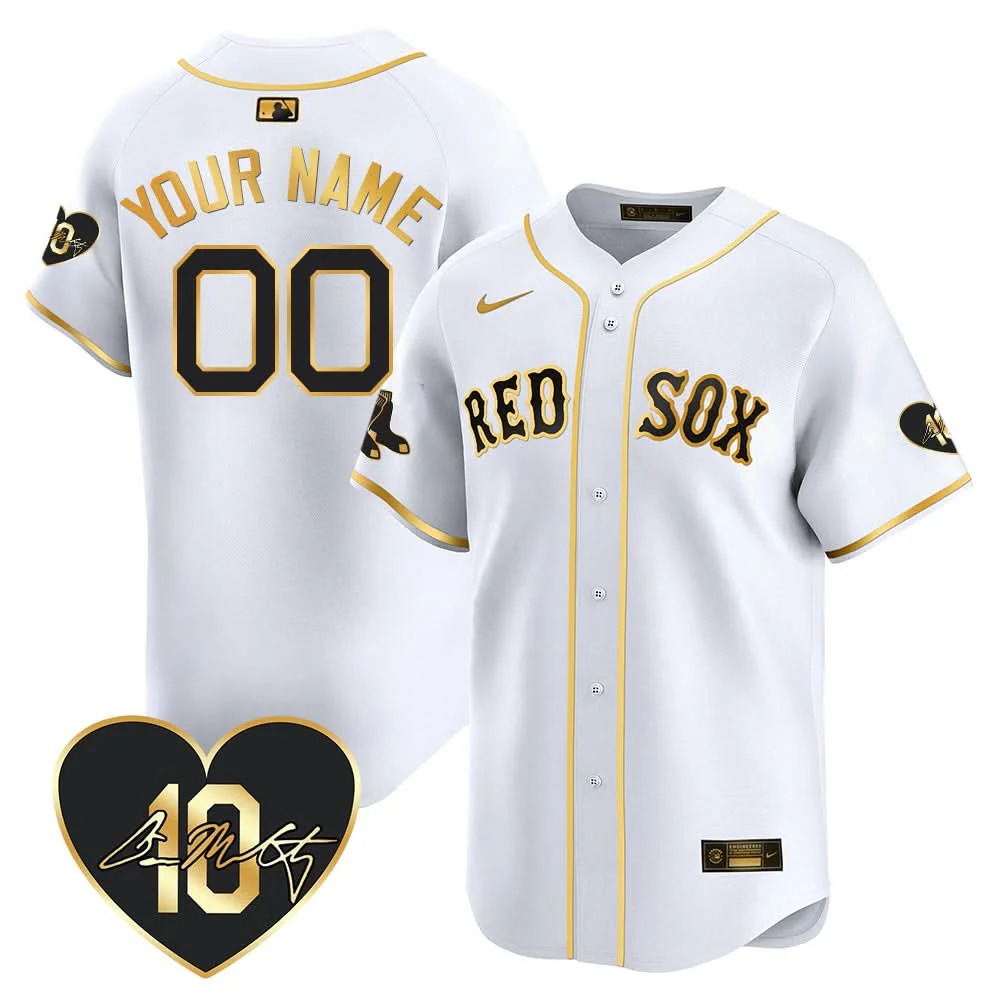 Red Sox Custom Jersey - Memorial Patch – All Stitched - Limited Jersey | MLB Jersey Red Sox Custom Jersey - Memorial Patch – All Stitched - Limited Jersey | MLB Jersey