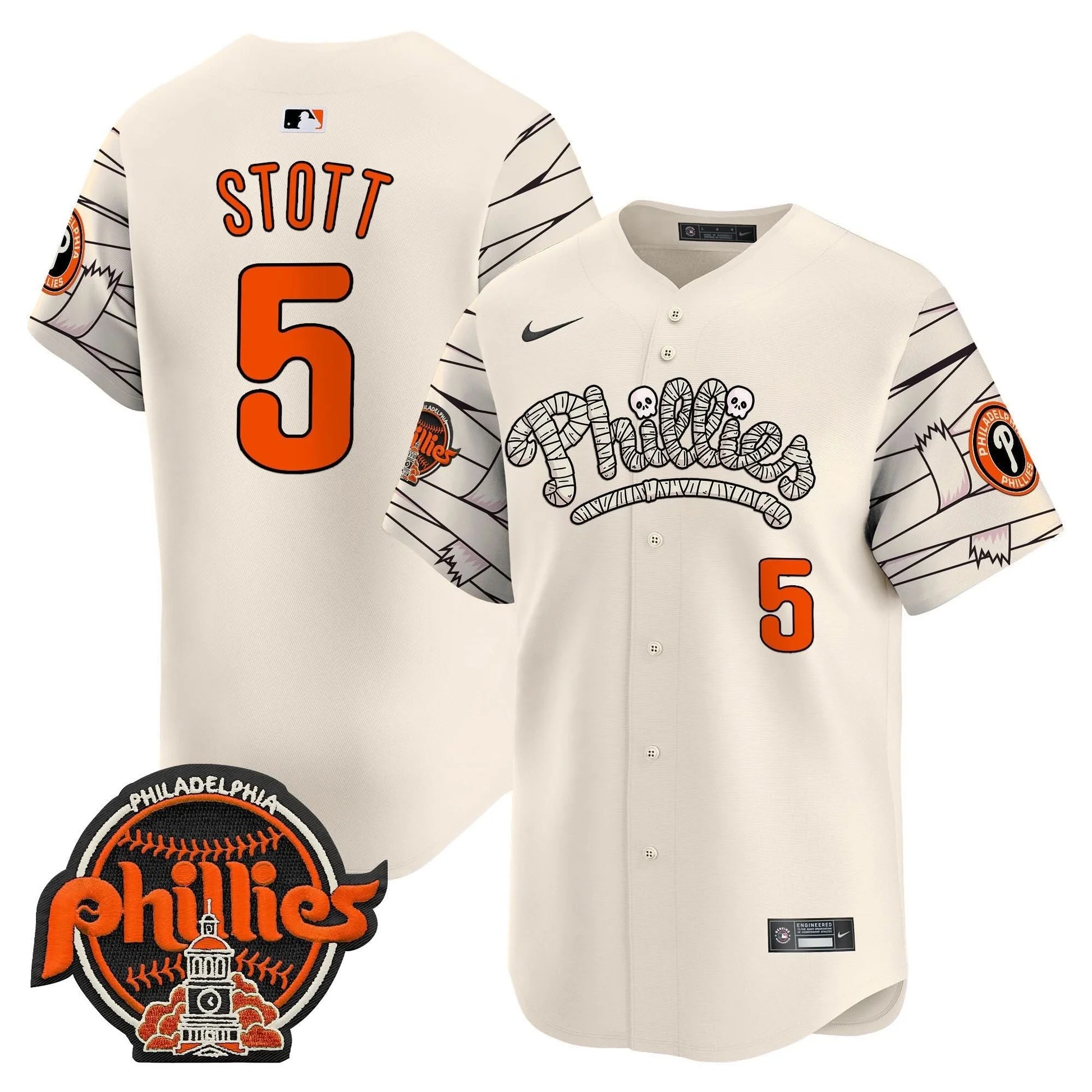Phillies Halloween Vapor Premier Limited Jersey V2 - All Stitched - Limited Jersey | MLB Jersey Phillies Halloween Vapor Premier Limited Jersey V2 - All Stitched - Limited Jersey | MLB Jersey