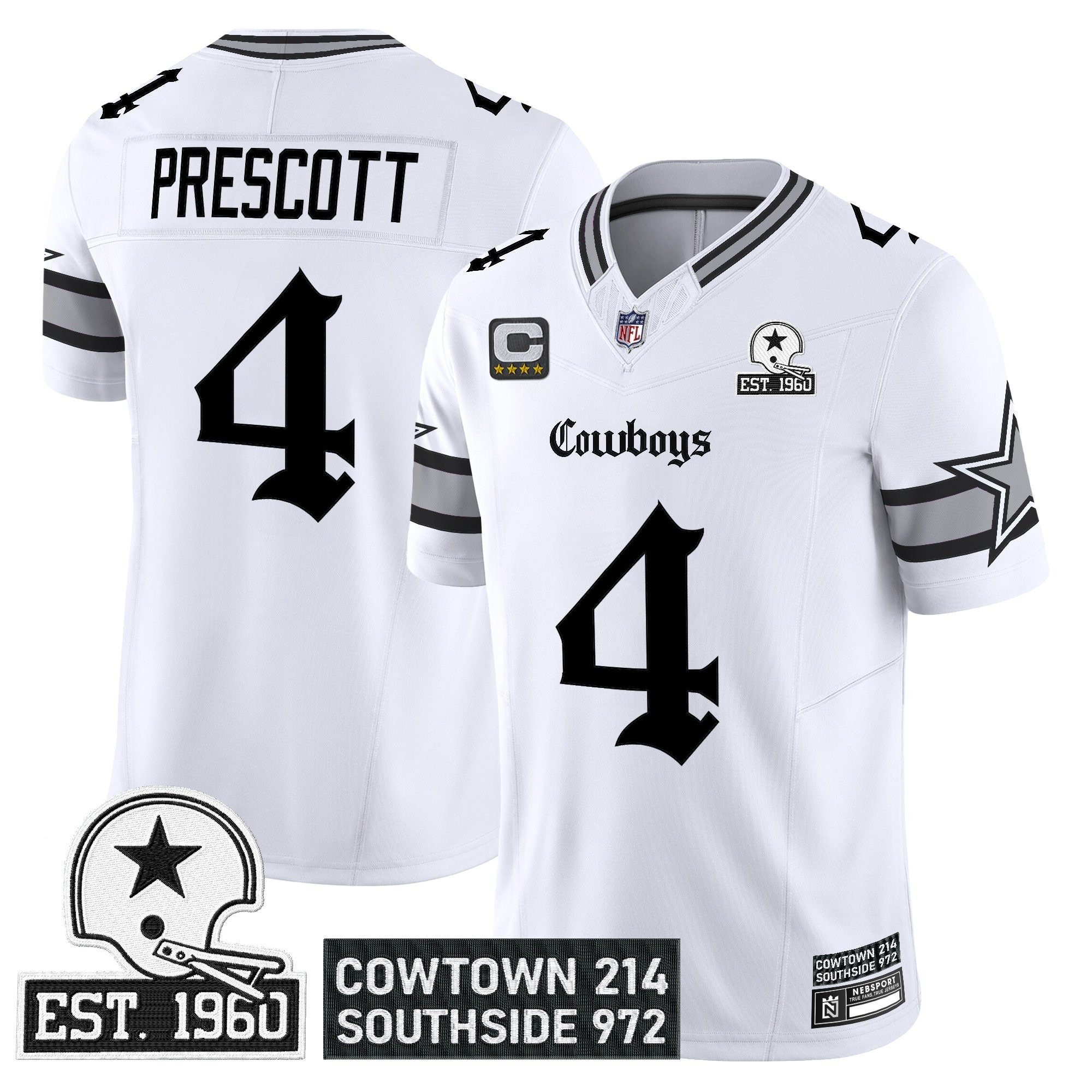 Men's Dallas Cowboys 'Gothic Lone Star Edition' Vapor Limited Jersey - All Stitched - Limited Jersey | NFL Jersey Men's Dallas Cowboys 'Gothic Lone Star Edition' Vapor Limited Jersey - All Stitched - Limited Jersey | NFL Jersey