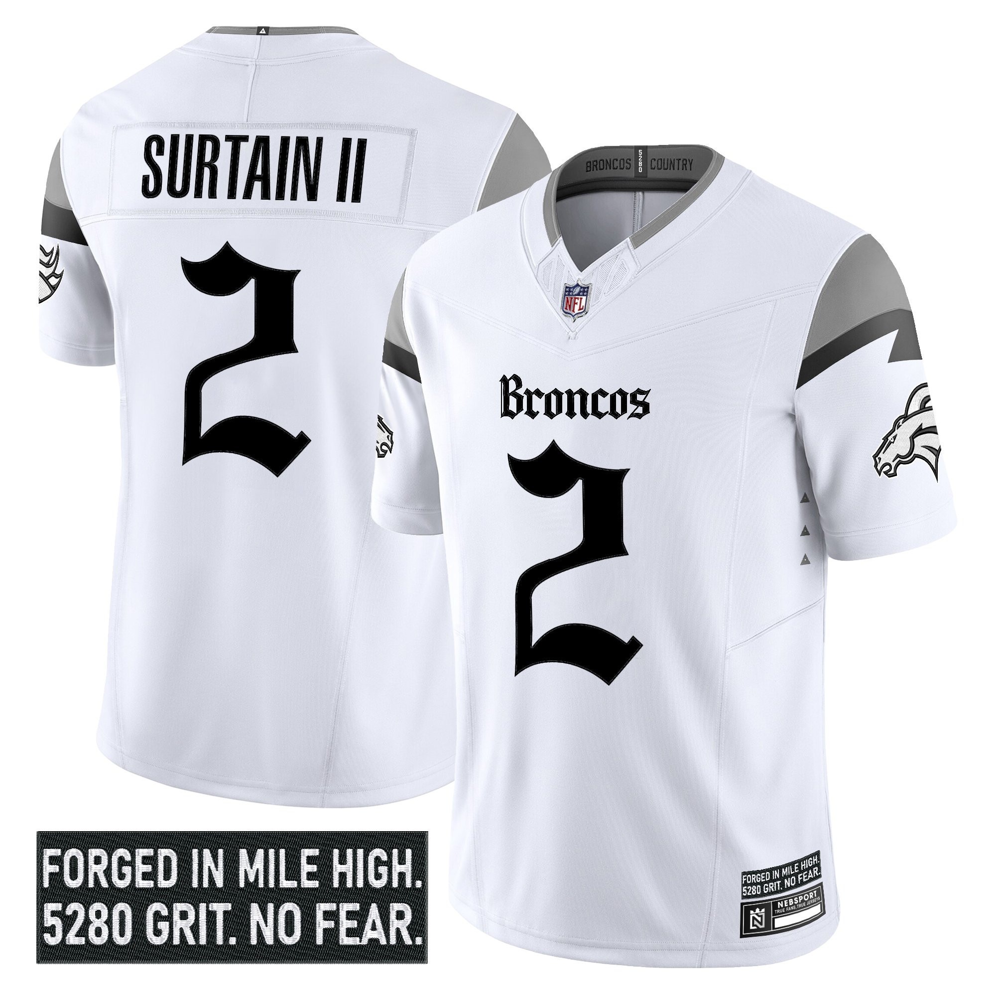 Men's Denver Broncos 'Gothic Mile High Shadows Edition' Vapor Limited Jersey - All Stitched - Limited Jersey | NFL Jersey Men's Denver Broncos 'Gothic Mile High Shadows Edition' Vapor Limited Jersey - All Stitched - Limited Jersey | NFL Jersey