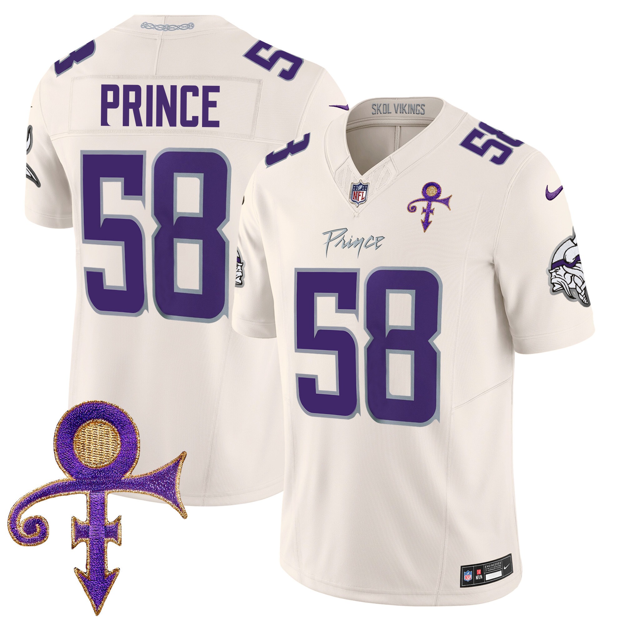Men's Minnesota Vikings 2024 Prince Vapor Limited Jersey - All Stitched - Limited Jersey | NFL Jersey Men's Minnesota Vikings 2024 Prince Vapor Limited Jersey - All Stitched - Limited Jersey | NFL Jersey