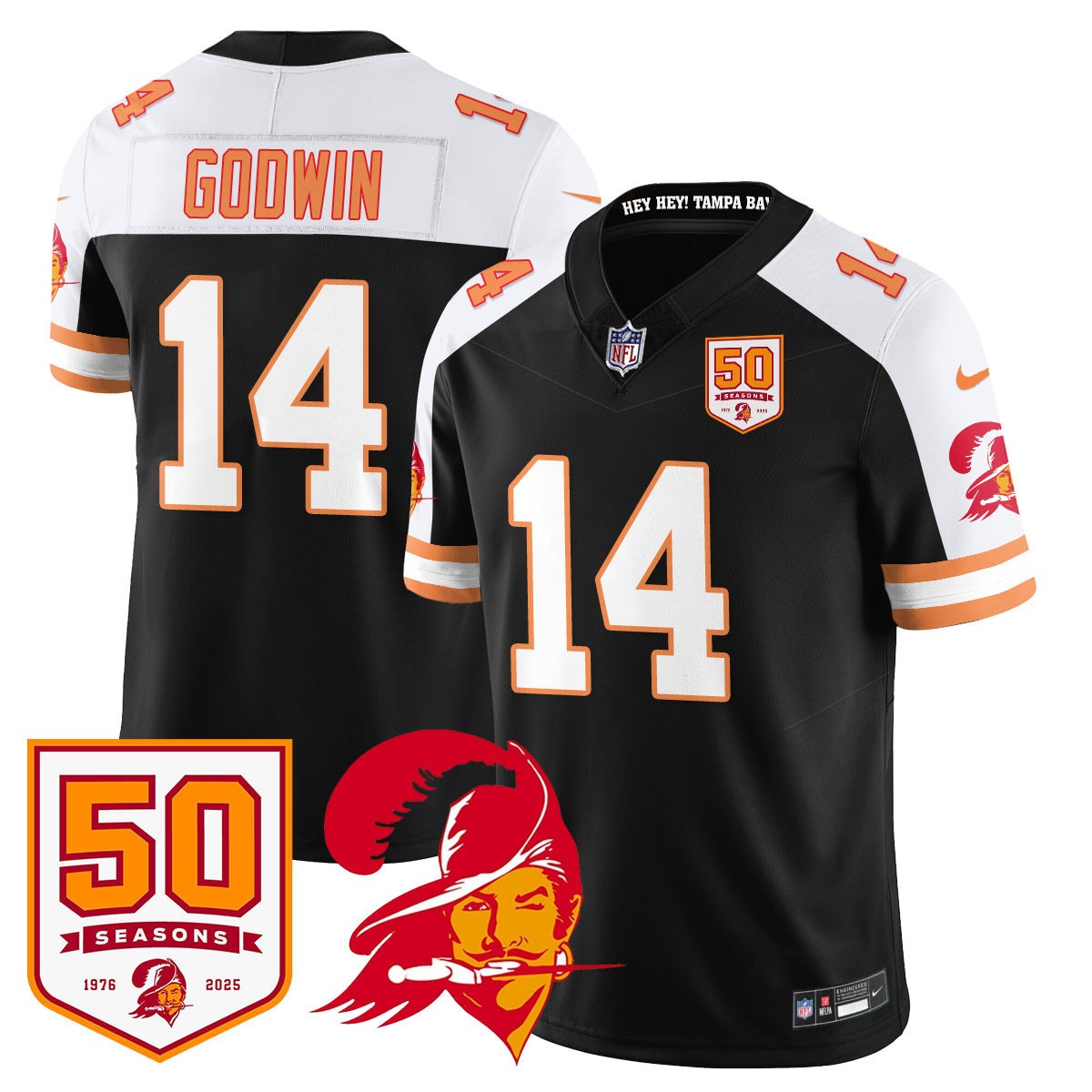 Men's Tampa Bay Buccaneers '76 Vapor Limited Jersey - All Stitched - Limited Jersey | NFL Jersey Men's Tampa Bay Buccaneers '76 Vapor Limited Jersey - All Stitched - Limited Jersey | NFL Jersey