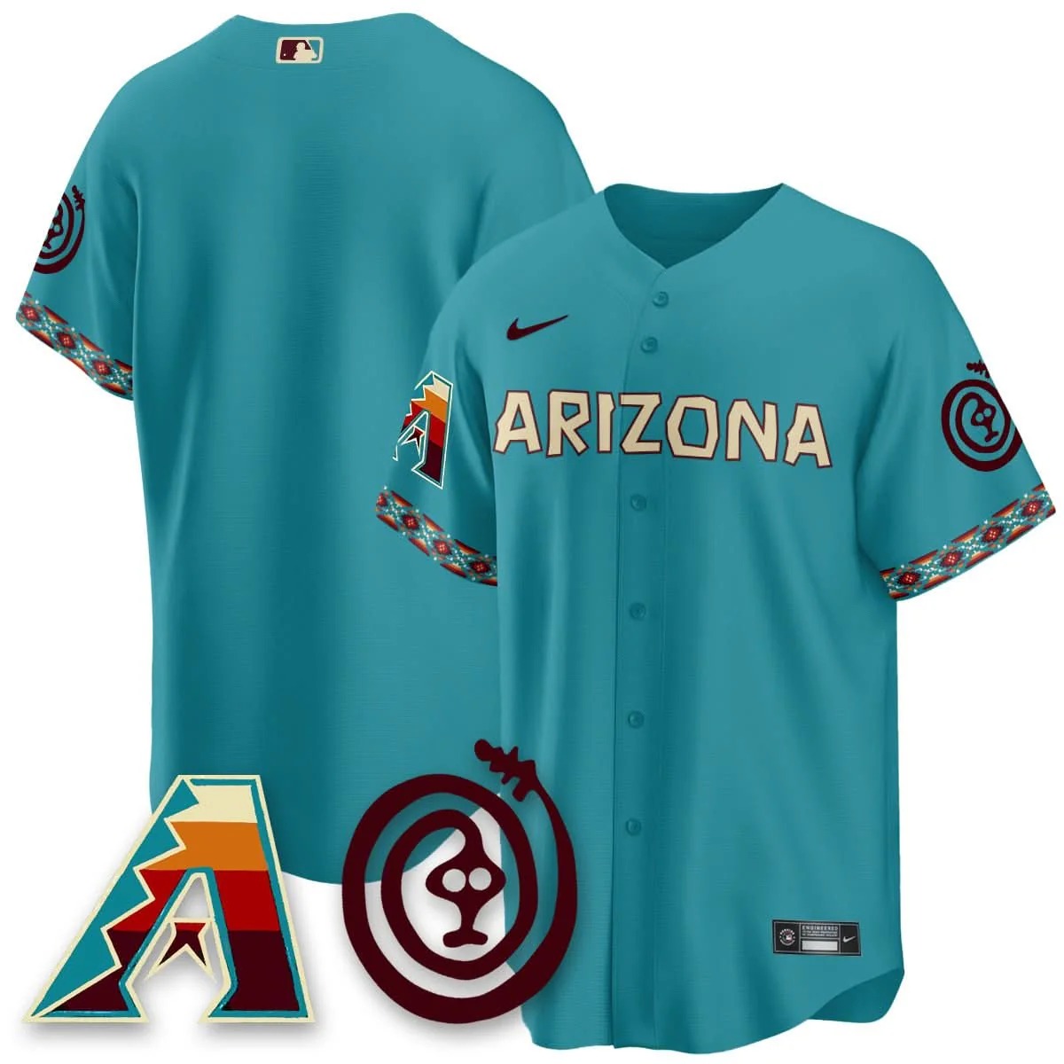 Arizona Diamondbacks City Connect Concept Jersey V2 - All Stitched - Limited Jersey | MLB Jersey Arizona Diamondbacks City Connect Concept Jersey V2 - All Stitched - Limited Jersey | MLB Jersey