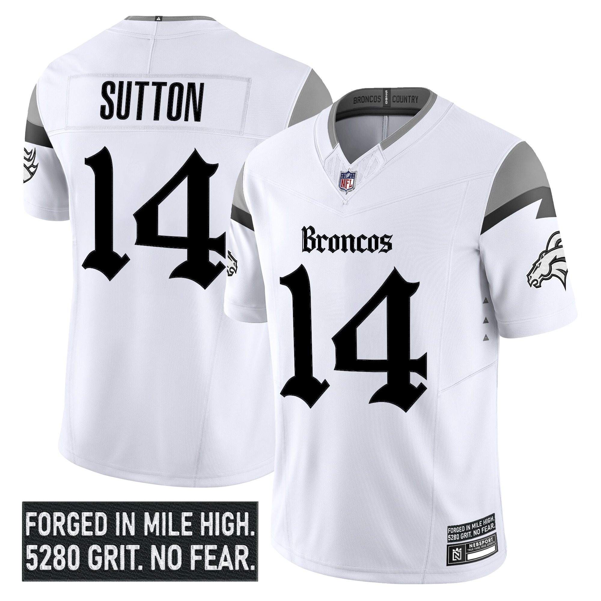 Men's Denver Broncos 'Gothic Mile High Shadows Edition' Vapor Limited Jersey - All Stitched - Limited Jersey | NFL Jersey Men's Denver Broncos 'Gothic Mile High Shadows Edition' Vapor Limited Jersey - All Stitched - Limited Jersey | NFL Jersey