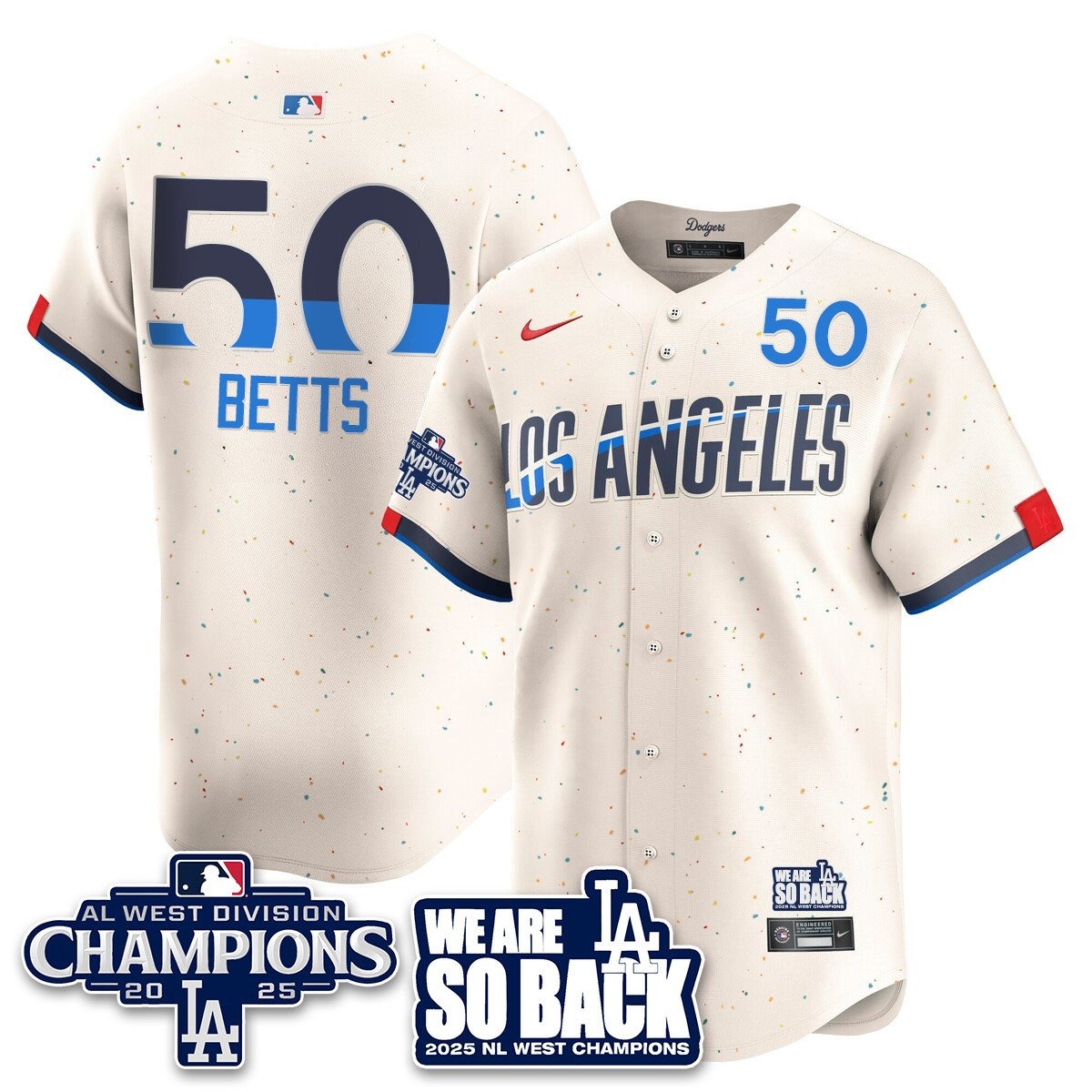 Los Angeles Dodgers 2025 NL West Division Champions Jersey - All Stitc - Limited Jersey | MLB Jersey Los Angeles Dodgers 2025 NL West Division Champions Jersey - All Stitc - Limited Jersey | MLB Jersey