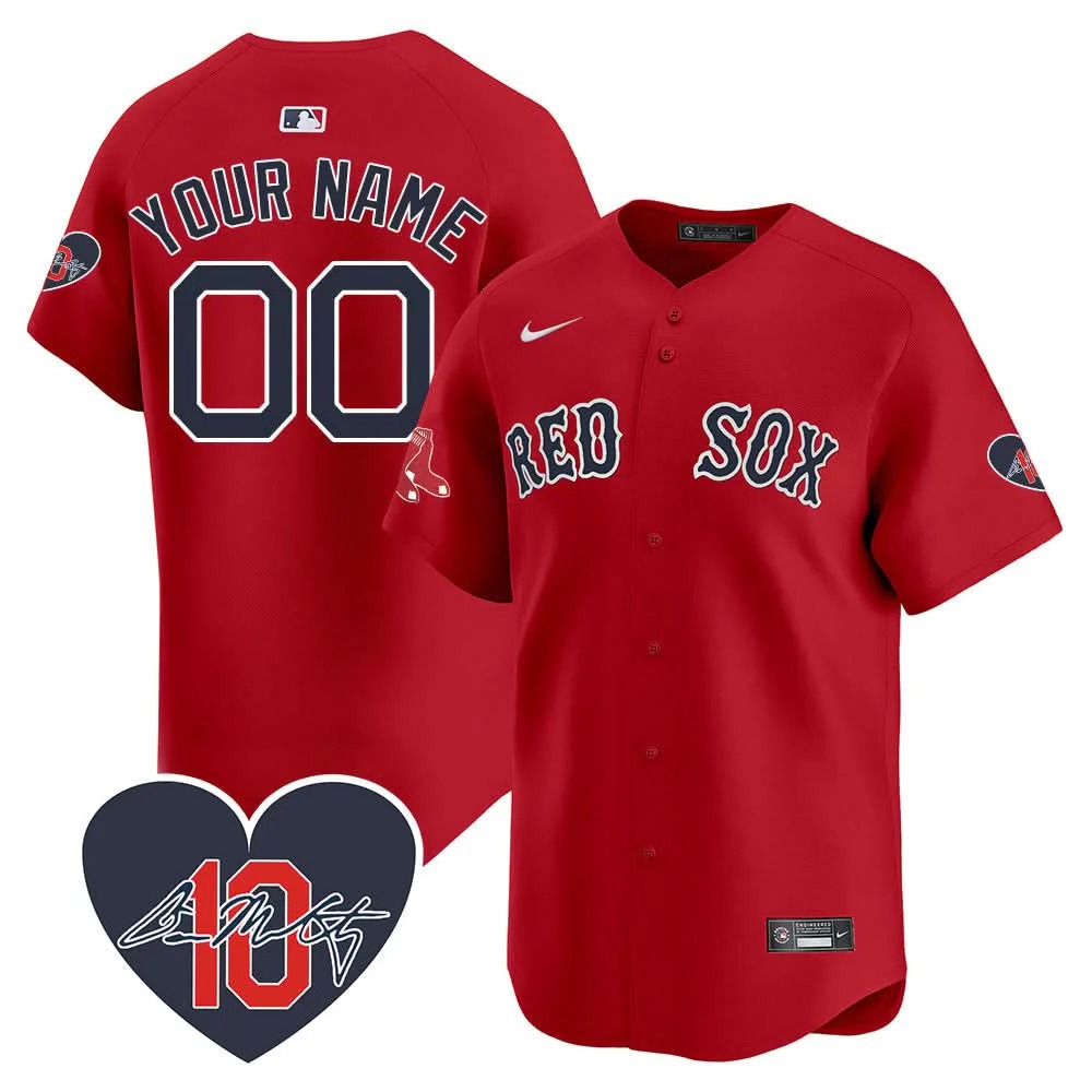 Red Sox Custom Jersey - Memorial Patch – All Stitched - Limited Jersey | MLB Jersey Red Sox Custom Jersey - Memorial Patch – All Stitched - Limited Jersey | MLB Jersey
