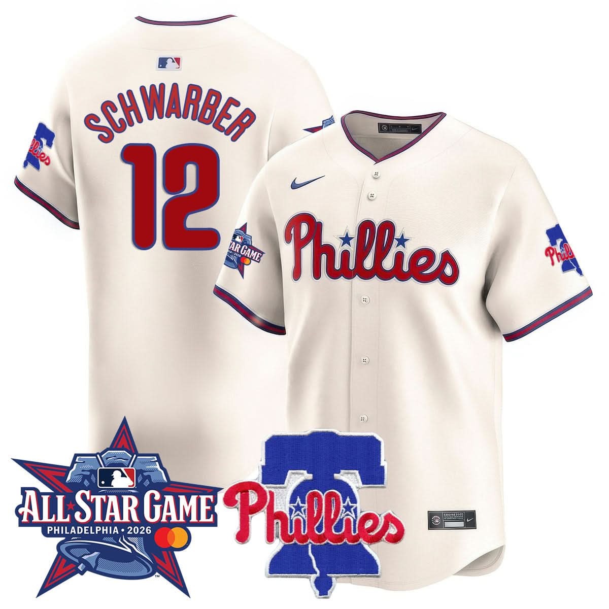 Philadelphia Phillies 2026 MLB All-Star Jersey - All Stitched - Limited Jersey | MLB Jersey Philadelphia Phillies 2026 MLB All-Star Jersey - All Stitched - Limited Jersey | MLB Jersey