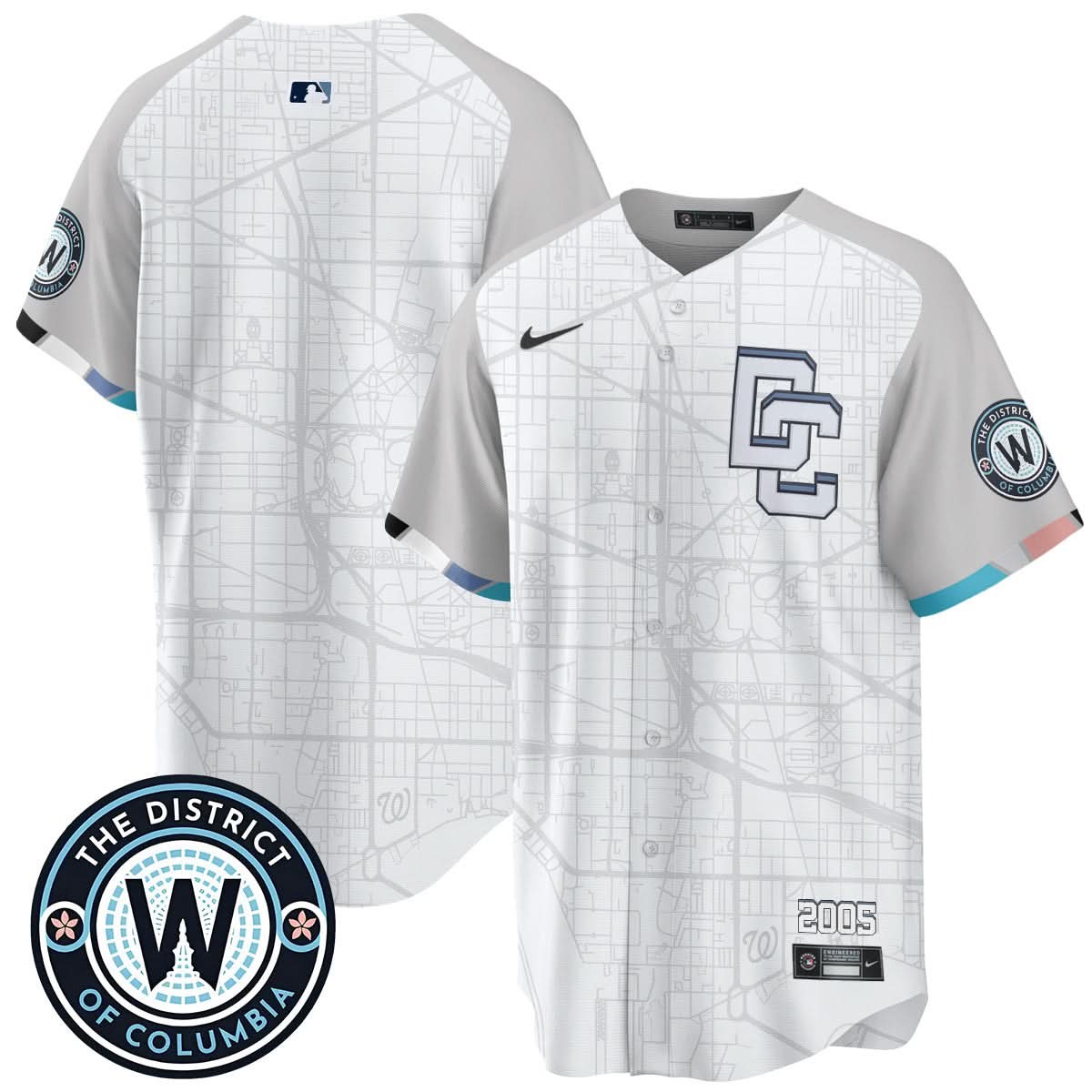 Washington Nationals 2025 City Connect Limited Jersey - All Stitched - Limited Jersey | MLB Jersey Washington Nationals 2025 City Connect Limited Jersey - All Stitched - Limited Jersey | MLB Jersey