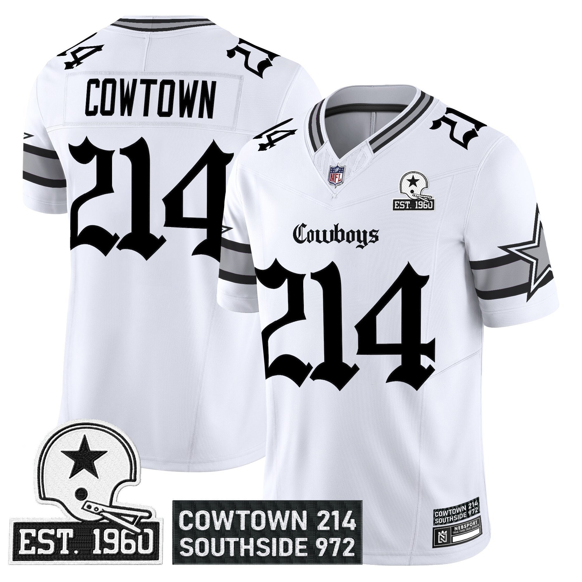Men's Dallas Cowboys 'Gothic Lone Star Edition' Vapor Limited Jersey - All Stitched - Limited Jersey | NFL Jersey Men's Dallas Cowboys 'Gothic Lone Star Edition' Vapor Limited Jersey - All Stitched - Limited Jersey | NFL Jersey
