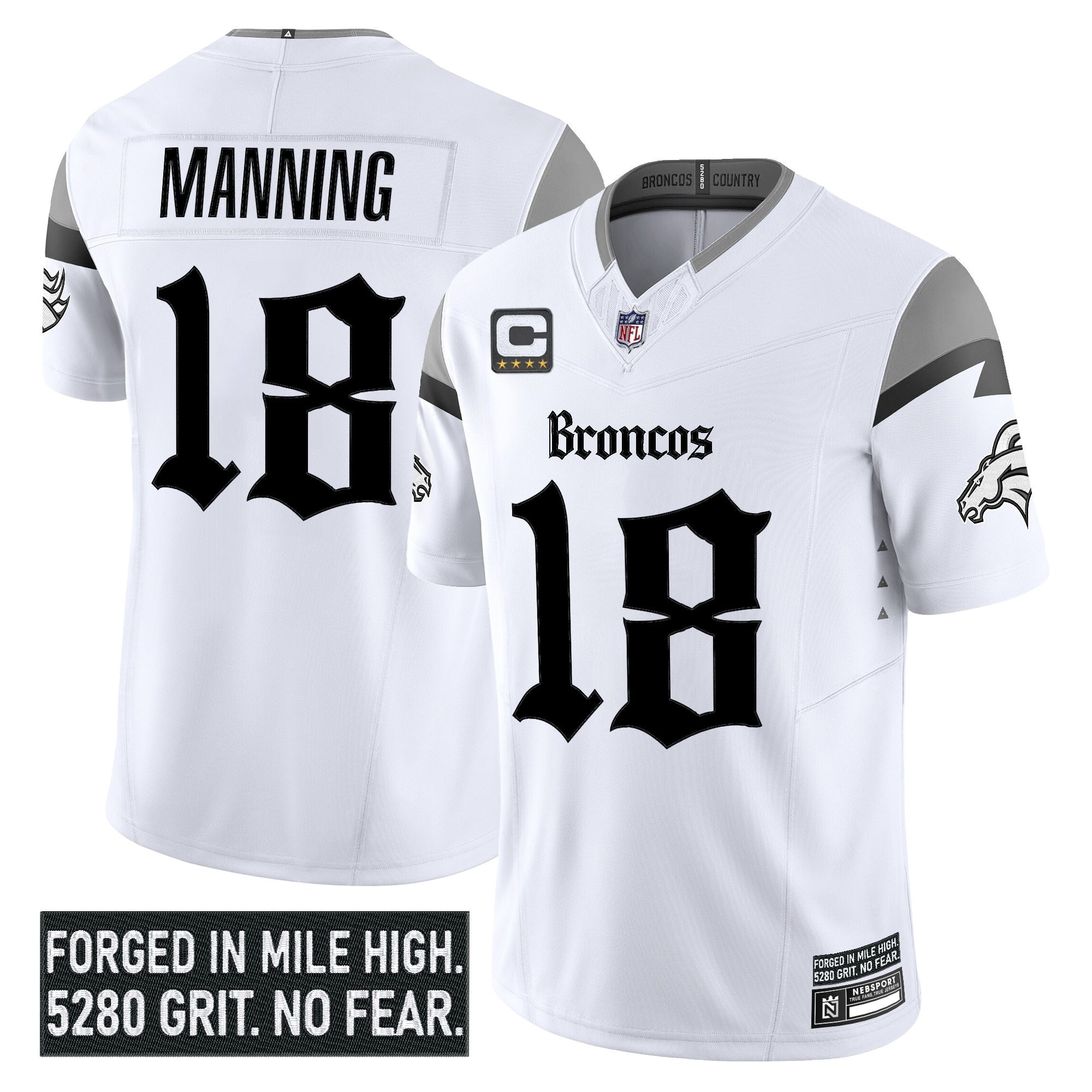 Men's Denver Broncos 'Gothic Mile High Shadows Edition' Vapor Limited Jersey - All Stitched - Limited Jersey | NFL Jersey Men's Denver Broncos 'Gothic Mile High Shadows Edition' Vapor Limited Jersey - All Stitched - Limited Jersey | NFL Jersey