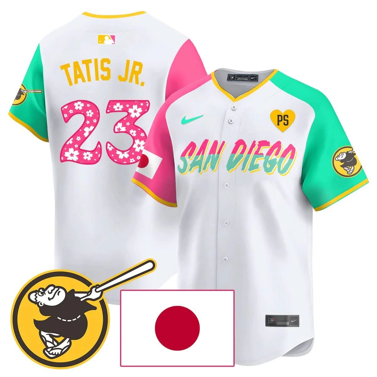 San Diego Padres Japanese Heritage Jersey - All Stitched - Limited Jersey | MLB Jersey San Diego Padres Japanese Heritage Jersey - All Stitched - Limited Jersey | MLB Jersey