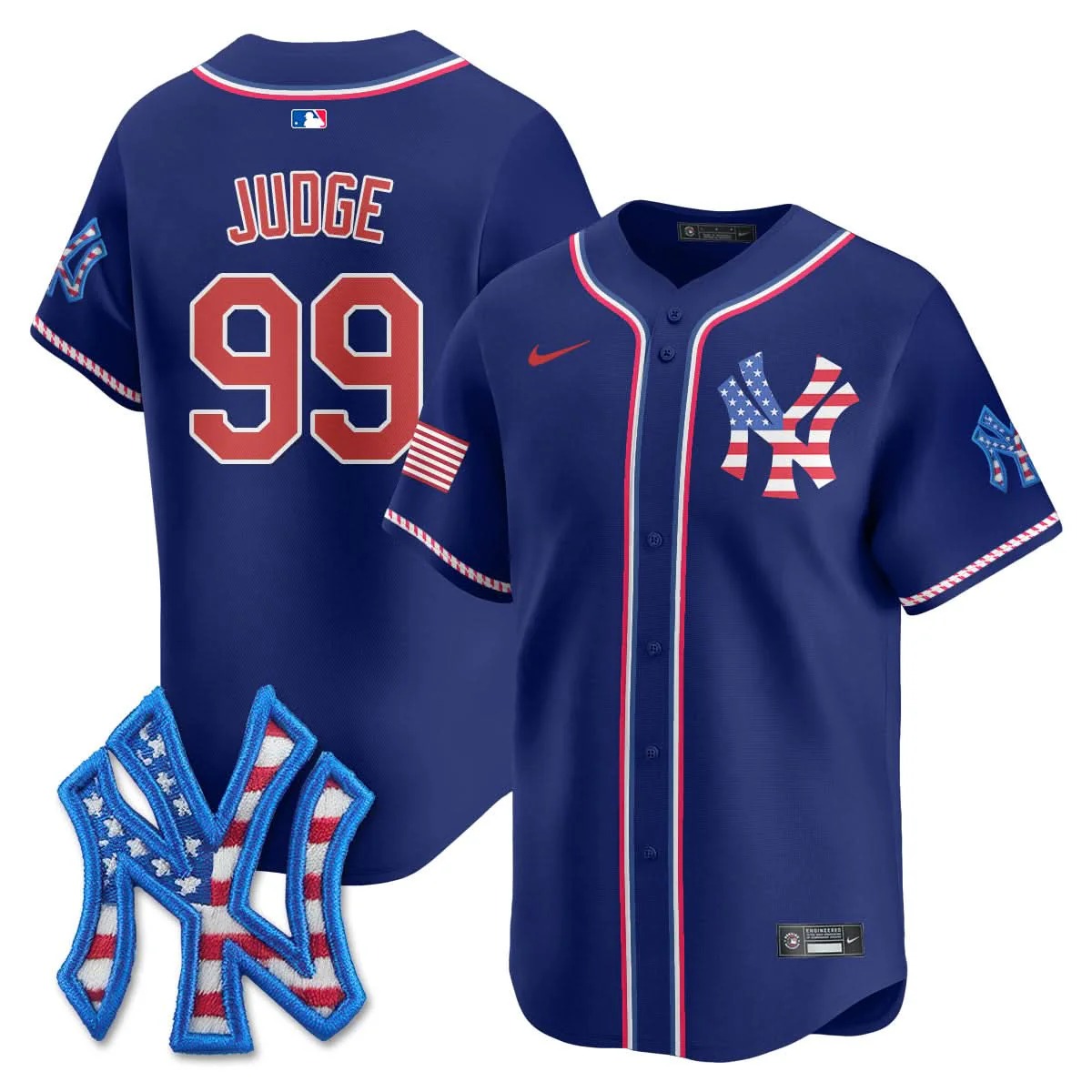 New York Yankees 2025 Fourth of July Jersey - All Stitched - Limited Jersey | MLB Jersey New York Yankees 2025 Fourth of July Jersey - All Stitched - Limited Jersey | MLB Jersey
