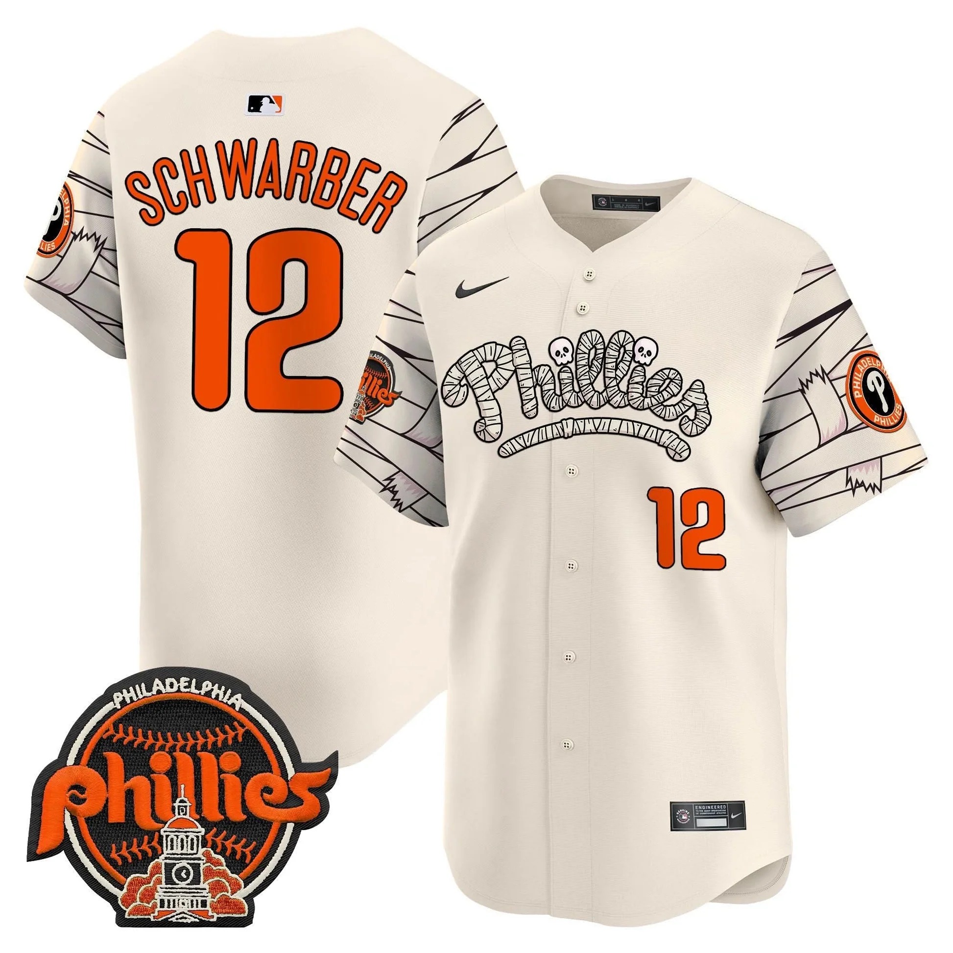 Phillies Halloween Vapor Premier Limited Jersey V2 - All Stitched - Limited Jersey | MLB Jersey Phillies Halloween Vapor Premier Limited Jersey V2 - All Stitched - Limited Jersey | MLB Jersey