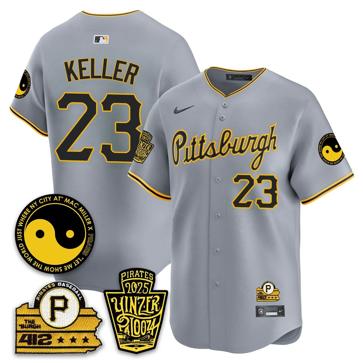 Pittsburgh Pirates Yinzerpalooza 2025 Limited Jersey - All Stitched - Limited Jersey | MLB Jersey Pittsburgh Pirates Yinzerpalooza 2025 Limited Jersey - All Stitched - Limited Jersey | MLB Jersey
