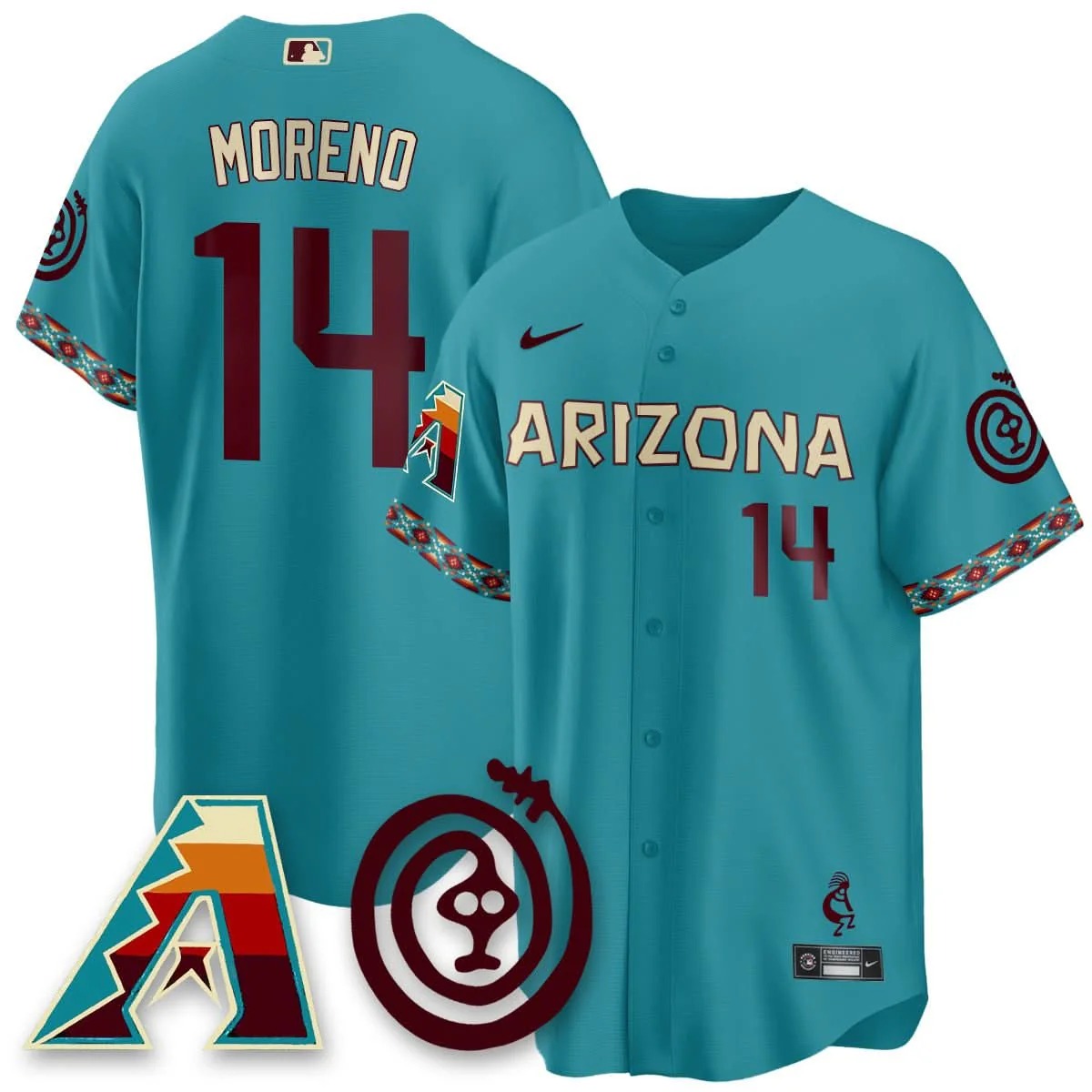 Arizona Diamondbacks City Connect Concept Jersey V2 - All Stitched - Limited Jersey | MLB Jersey Arizona Diamondbacks City Connect Concept Jersey V2 - All Stitched - Limited Jersey | MLB Jersey