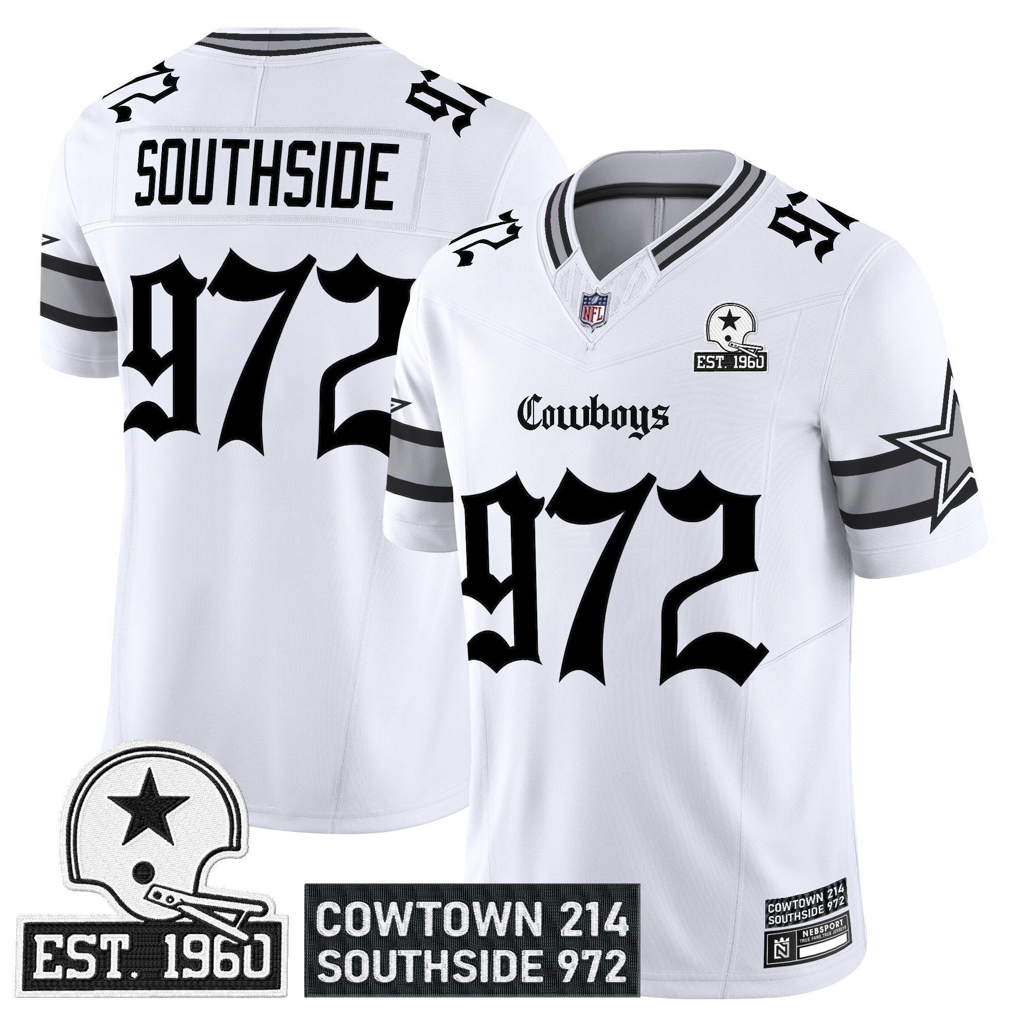 Men's Dallas Cowboys 'Gothic Lone Star Edition' Vapor Limited Jersey - All Stitched - Limited Jersey | NFL Jersey Men's Dallas Cowboys 'Gothic Lone Star Edition' Vapor Limited Jersey - All Stitched - Limited Jersey | NFL Jersey