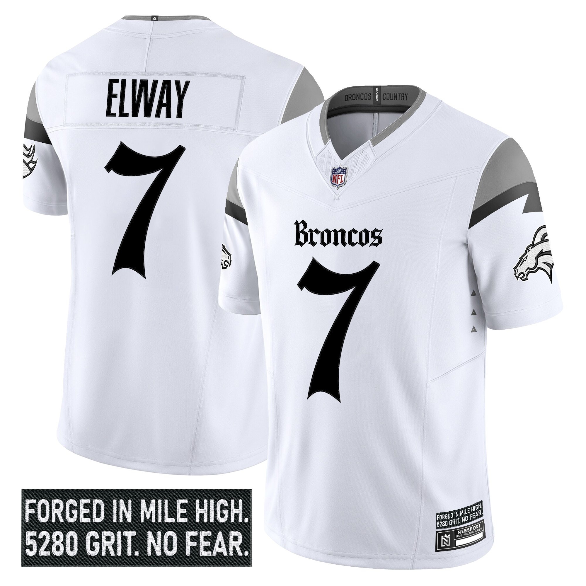 Men's Denver Broncos 'Gothic Mile High Shadows Edition' Vapor Limited Jersey - All Stitched - Limited Jersey | NFL Jersey Men's Denver Broncos 'Gothic Mile High Shadows Edition' Vapor Limited Jersey - All Stitched - Limited Jersey | NFL Jersey