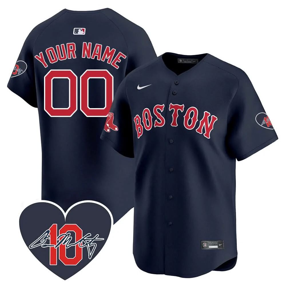 Red Sox Custom Jersey - Memorial Patch – All Stitched - Limited Jersey | MLB Jersey Red Sox Custom Jersey - Memorial Patch – All Stitched - Limited Jersey | MLB Jersey