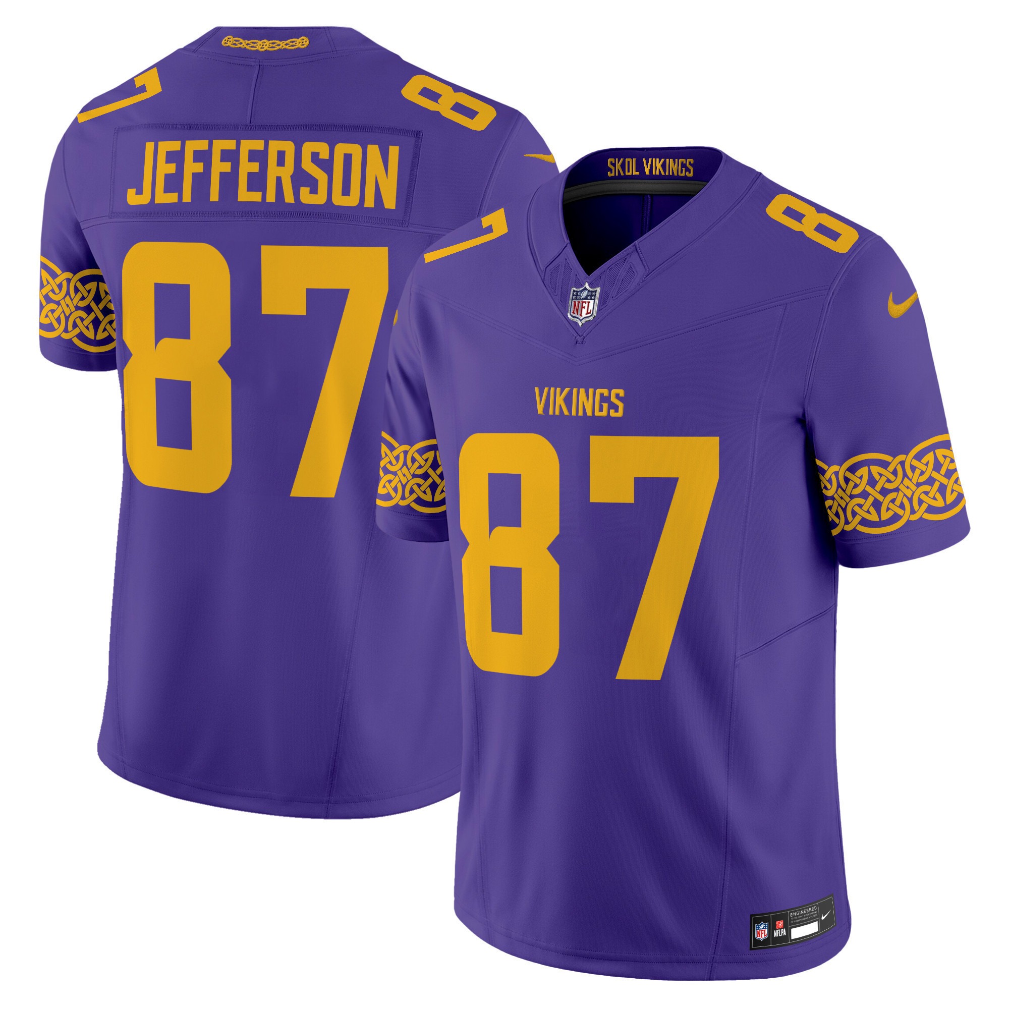 Men's Minnesota Vikings Nordic Pattern Vapor Limited Jersey - All Stitched - Limited Jersey | NFL Jersey Men's Minnesota Vikings Nordic Pattern Vapor Limited Jersey - All Stitched - Limited Jersey | NFL Jersey
