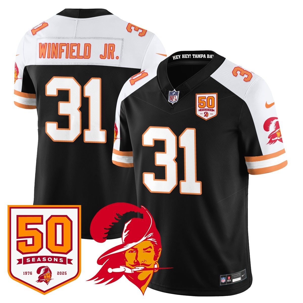 Men's Tampa Bay Buccaneers '76 Vapor Limited Jersey - All Stitched - Limited Jersey | NFL Jersey Men's Tampa Bay Buccaneers '76 Vapor Limited Jersey - All Stitched - Limited Jersey | NFL Jersey