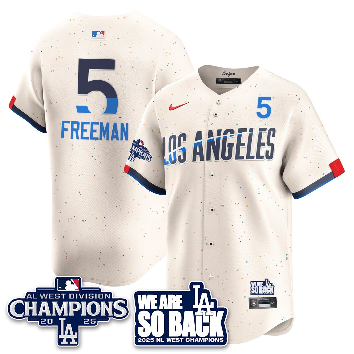 Los Angeles Dodgers 2025 NL West Division Champions Jersey - All Stitc - Limited Jersey | MLB Jersey Los Angeles Dodgers 2025 NL West Division Champions Jersey - All Stitc - Limited Jersey | MLB Jersey
