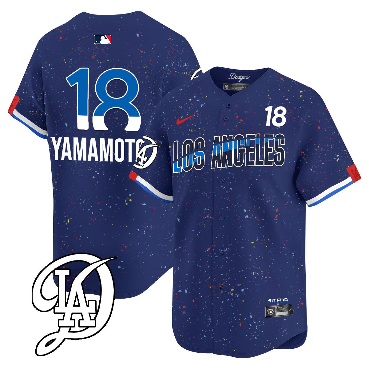 Men's Los Angeles Dodgers 2024 City Connect Limited Jersey - All Stitched - Limited Jersey | MLB Jersey Men's Los Angeles Dodgers 2024 City Connect Limited Jersey - All Stitched - Limited Jersey | MLB Jersey