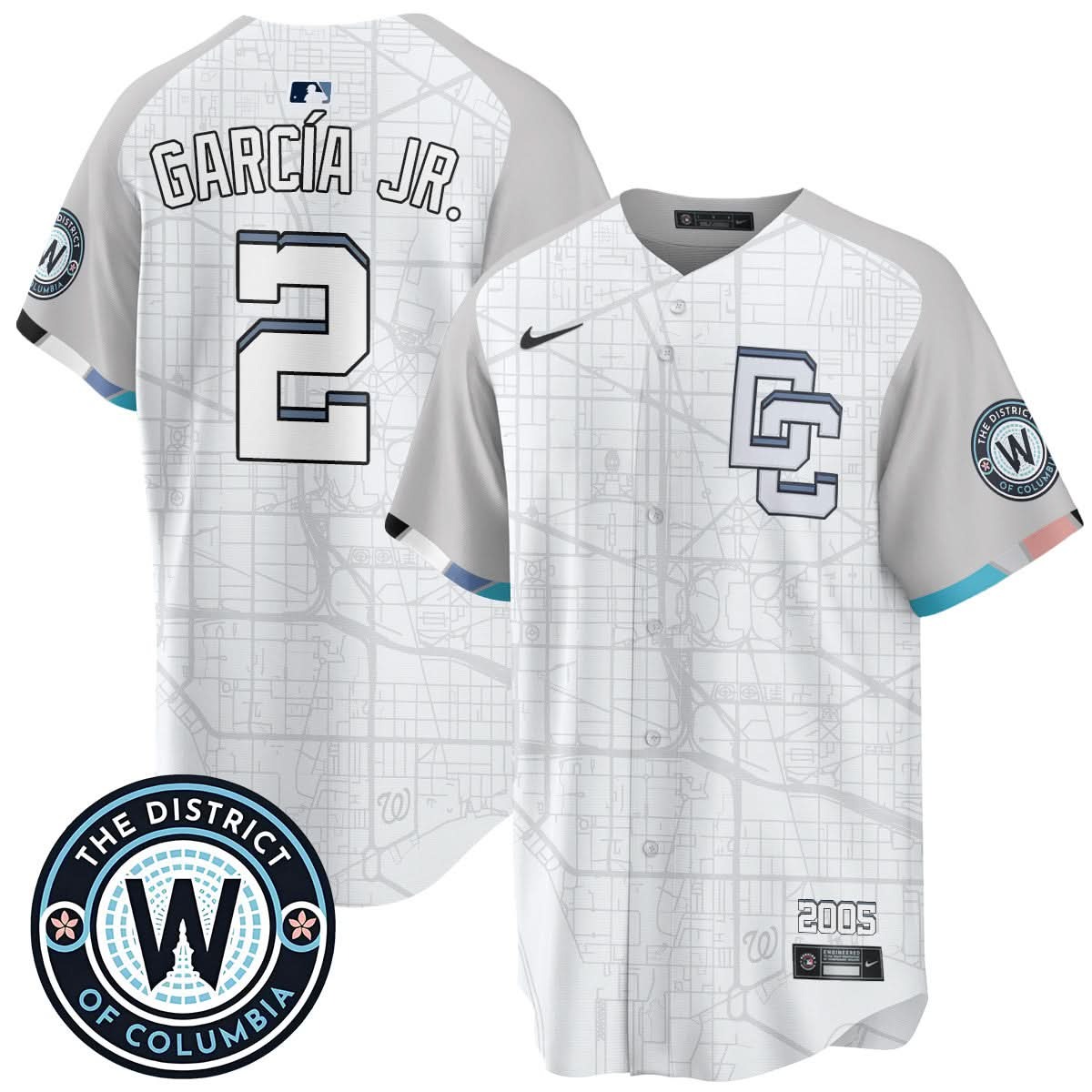 Washington Nationals 2025 City Connect Limited Jersey - All Stitched - Limited Jersey | MLB Jersey Washington Nationals 2025 City Connect Limited Jersey - All Stitched - Limited Jersey | MLB Jersey