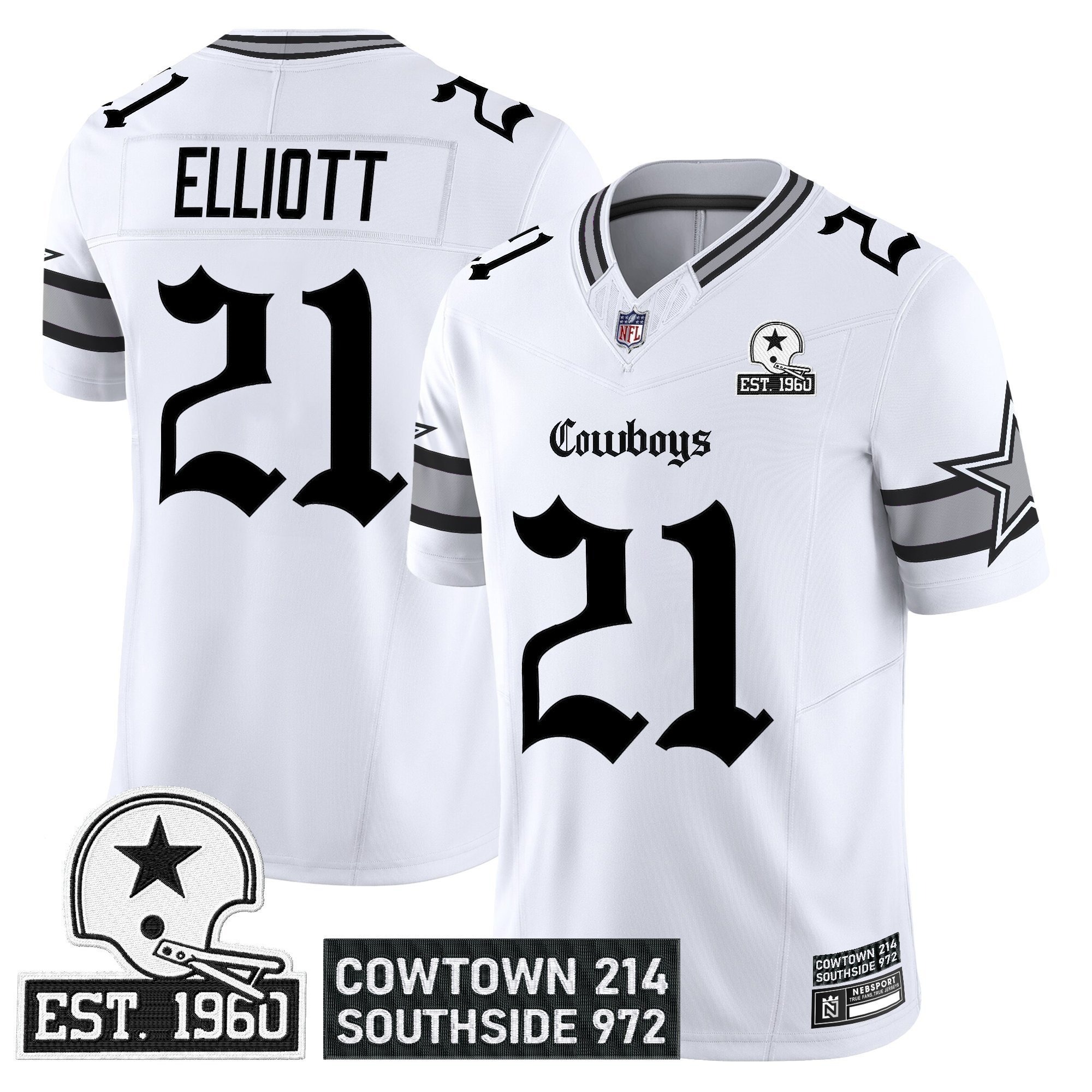 Men's Dallas Cowboys 'Gothic Lone Star Edition' Vapor Limited Jersey - All Stitched - Limited Jersey | NFL Jersey Men's Dallas Cowboys 'Gothic Lone Star Edition' Vapor Limited Jersey - All Stitched - Limited Jersey | NFL Jersey