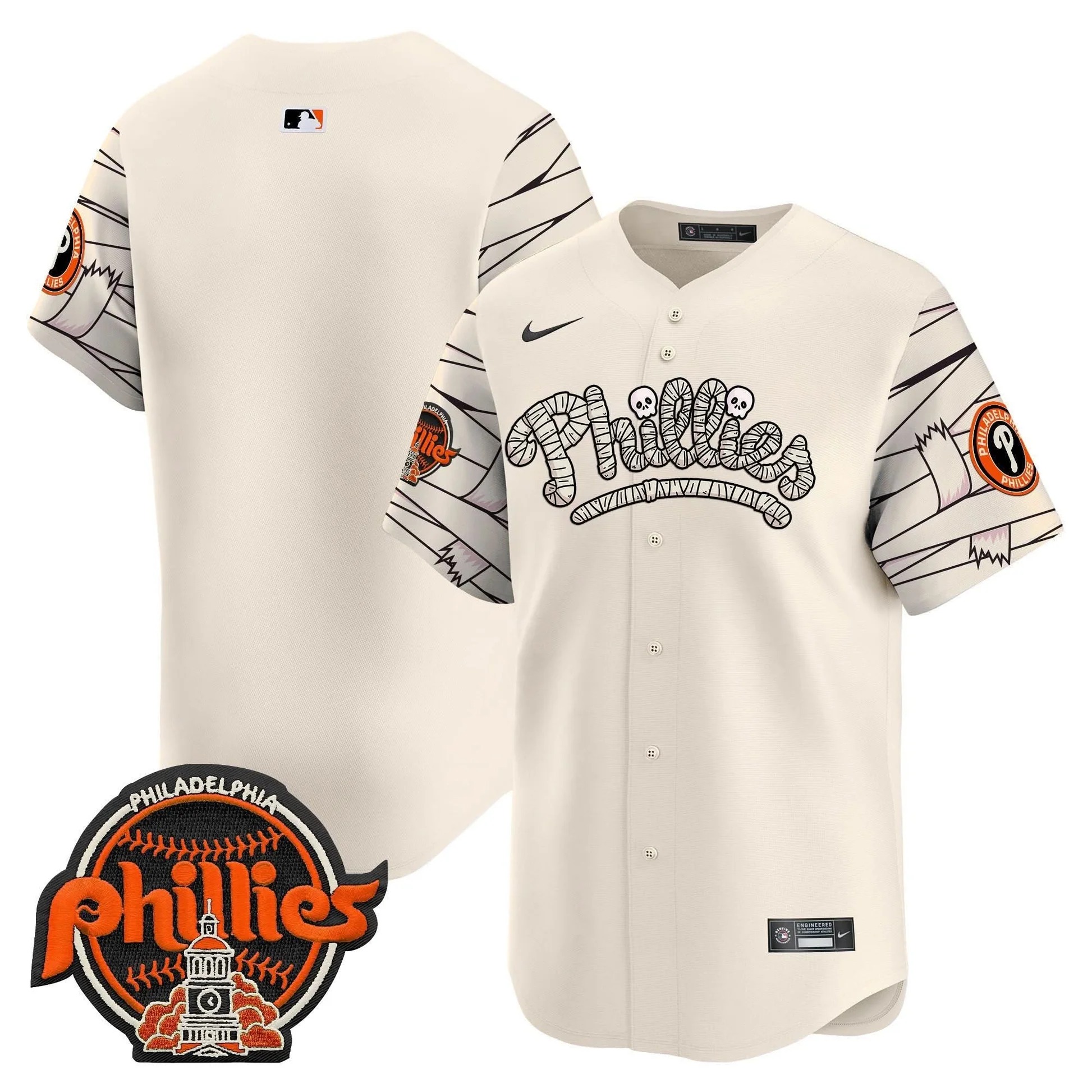 Phillies Halloween Vapor Premier Limited Jersey V2 - All Stitched - Limited Jersey | MLB Jersey Phillies Halloween Vapor Premier Limited Jersey V2 - All Stitched - Limited Jersey | MLB Jersey