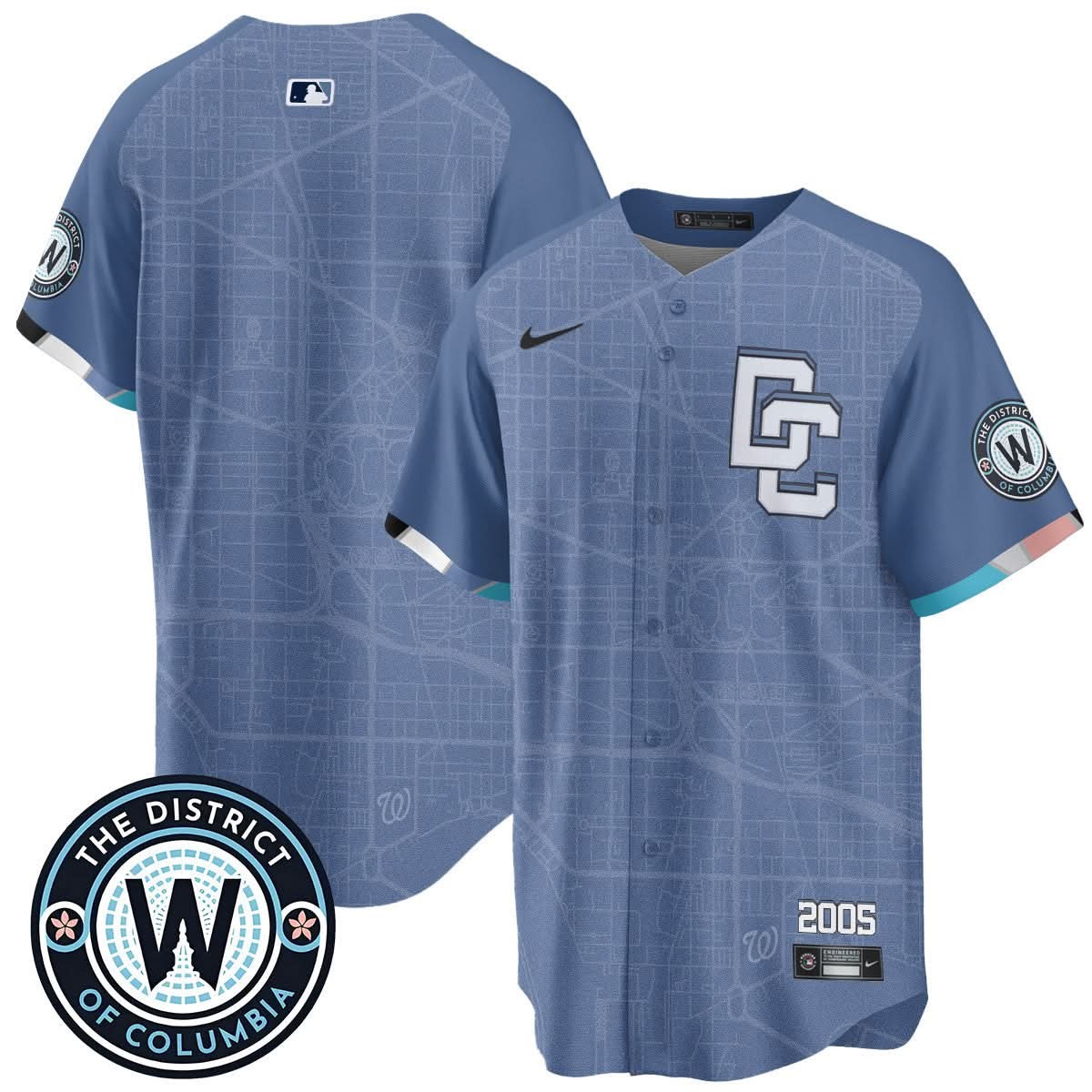 Washington Nationals 2025 City Connect Limited Jersey - All Stitched - Limited Jersey | MLB Jersey Washington Nationals 2025 City Connect Limited Jersey - All Stitched - Limited Jersey | MLB Jersey