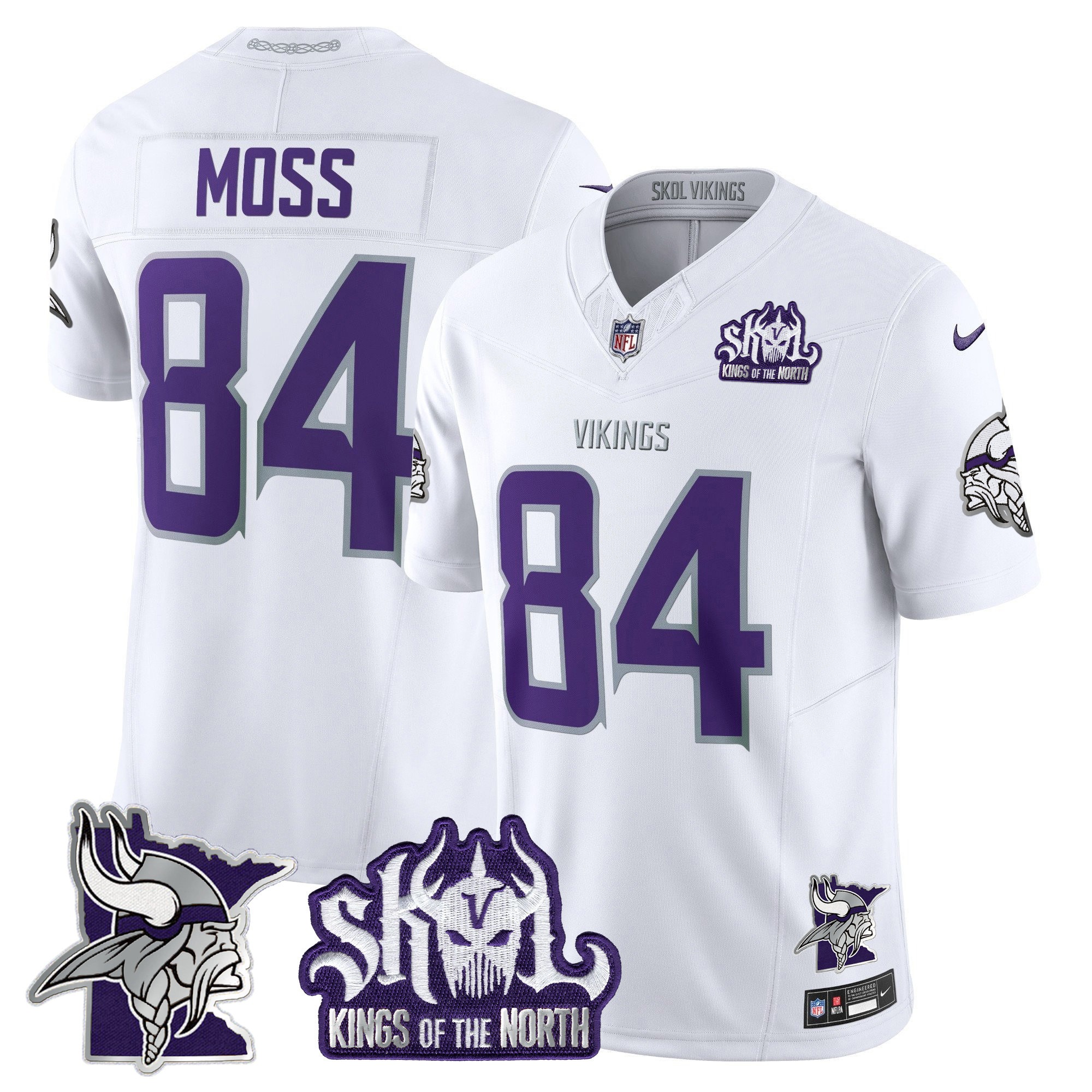 Minnesota Vikings Kings Of The North Patch Vapor Limited Jersey V3 - All Stitched - Limited Jersey | NFL Jersey Minnesota Vikings Kings Of The North Patch Vapor Limited Jersey V3 - All Stitched - Limited Jersey | NFL Jersey
