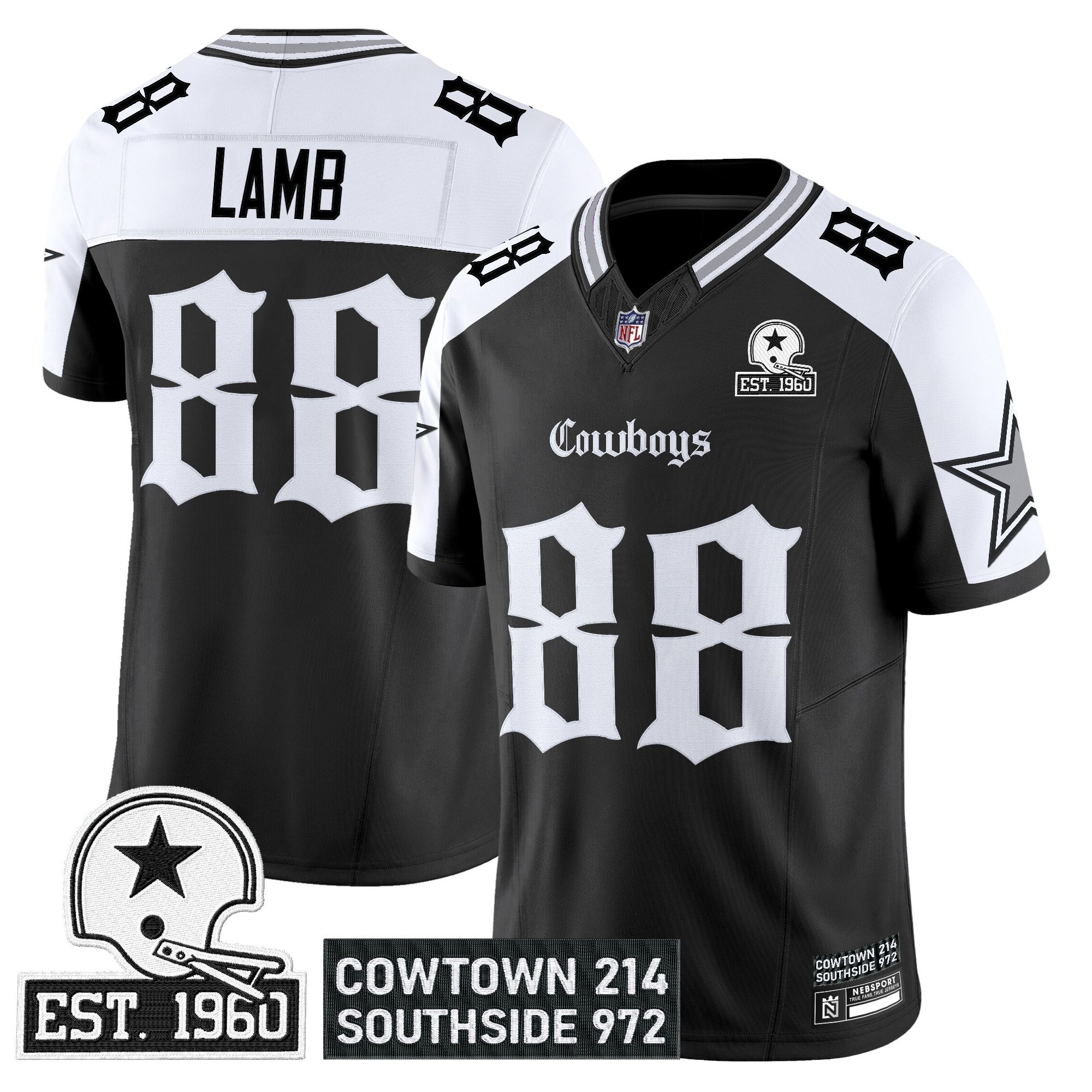 Men's Dallas Cowboys 'Gothic Lone Star Edition' Vapor Limited Jersey - All Stitched - Limited Jersey | NFL Jersey Men's Dallas Cowboys 'Gothic Lone Star Edition' Vapor Limited Jersey - All Stitched - Limited Jersey | NFL Jersey