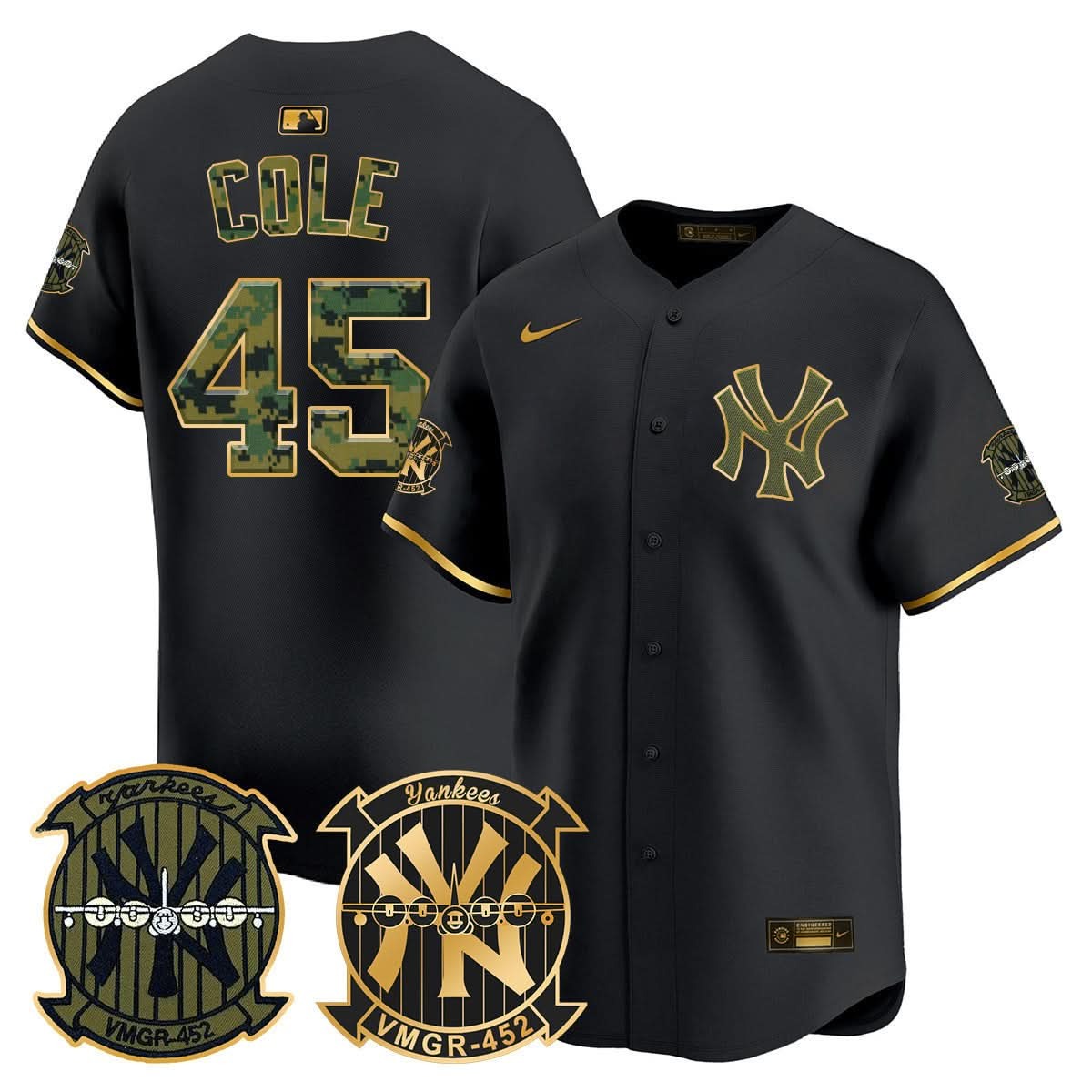 New York Yankees Woodland USMC Alternate Vapor Premier Limited Custom Jersey - All Stitched - Limited Jersey | MLB Jersey New York Yankees Woodland USMC Alternate Vapor Premier Limited Custom Jersey - All Stitched - Limited Jersey | MLB Jersey
