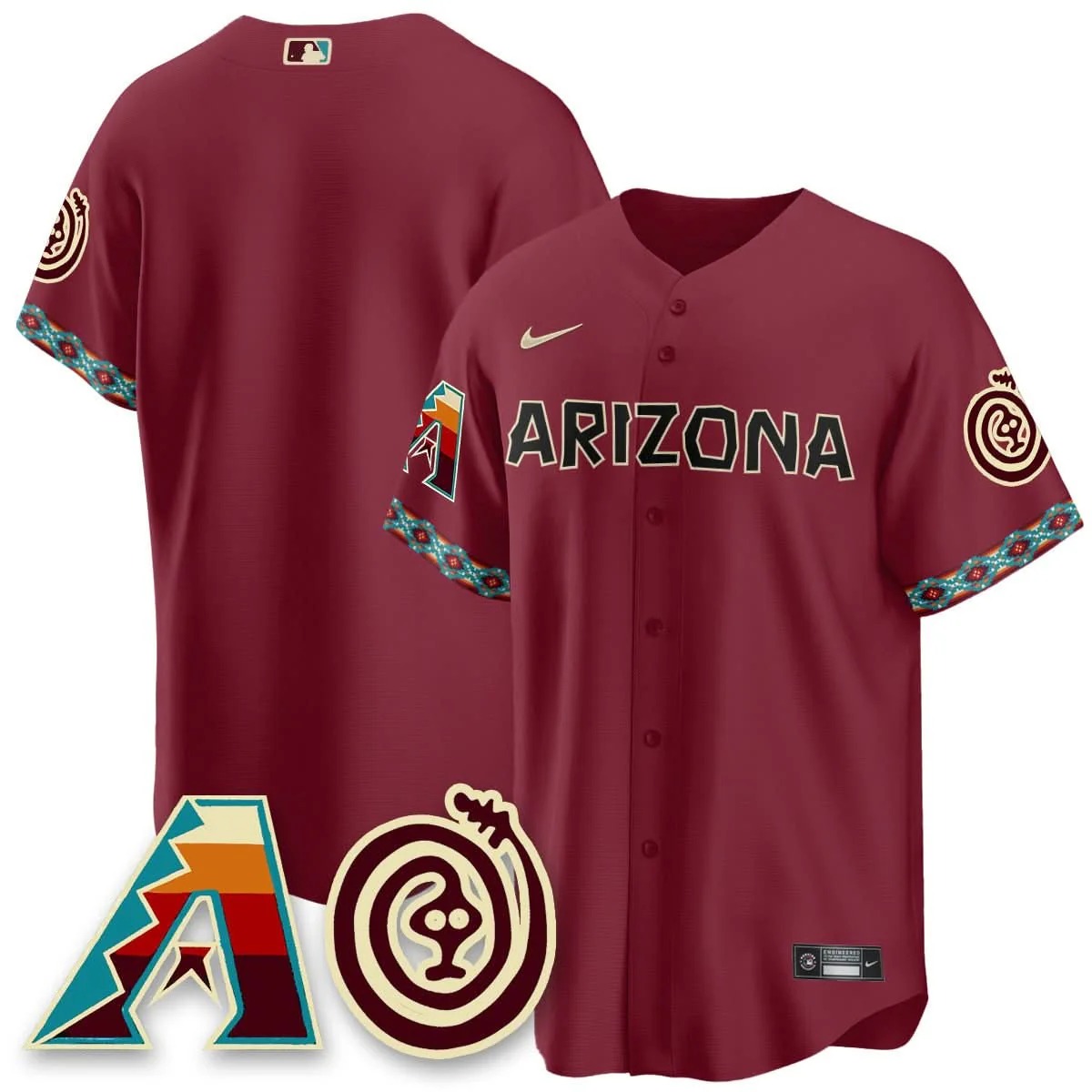 Arizona Diamondbacks City Connect Concept Jersey V2 - All Stitched - Limited Jersey | MLB Jersey Arizona Diamondbacks City Connect Concept Jersey V2 - All Stitched - Limited Jersey | MLB Jersey