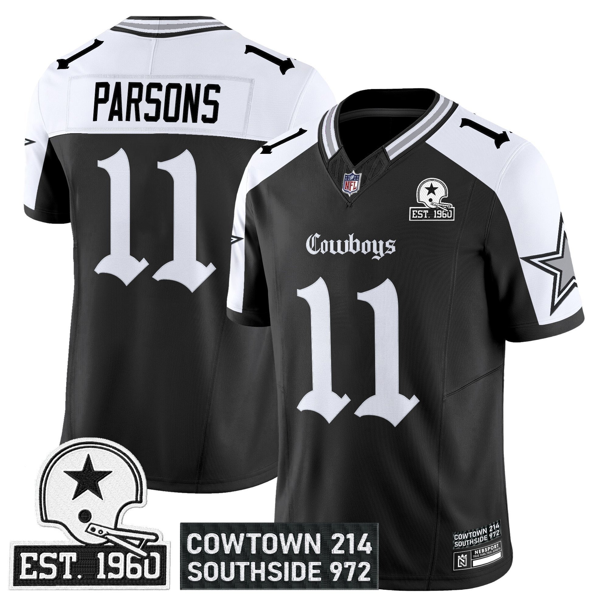 Men's Dallas Cowboys 'Gothic Lone Star Edition' Vapor Limited Jersey - All Stitched - Limited Jersey | NFL Jersey Men's Dallas Cowboys 'Gothic Lone Star Edition' Vapor Limited Jersey - All Stitched - Limited Jersey | NFL Jersey