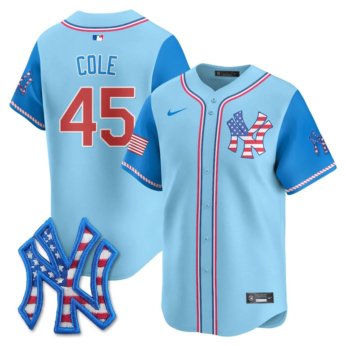 New York Yankees 2025 Fourth of July Jersey - All Stitched - Limited Jersey | MLB Jersey New York Yankees 2025 Fourth of July Jersey - All Stitched - Limited Jersey | MLB Jersey